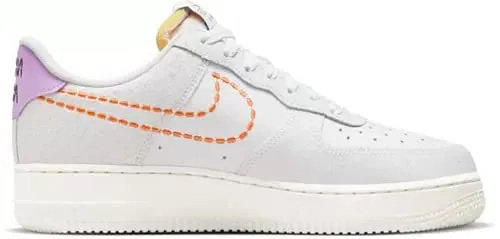 Nike Scarpe da basket donna, Bianco Sicurezza Arancione Vela, 43.5 EU - immagine 3