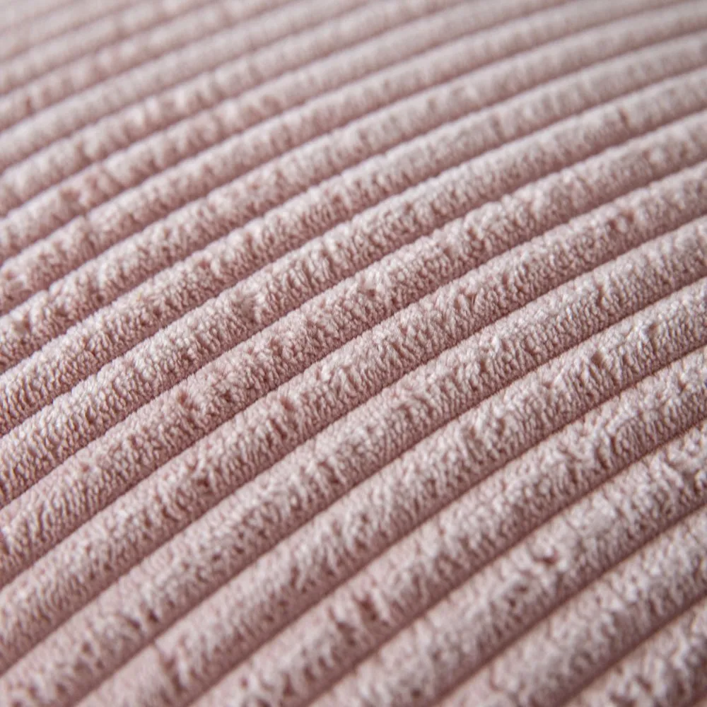 MIULEE Federe in Velluto a Coste, 60 x 60 cm, Rosa Scuro, Confezione da 2 - immagine 2