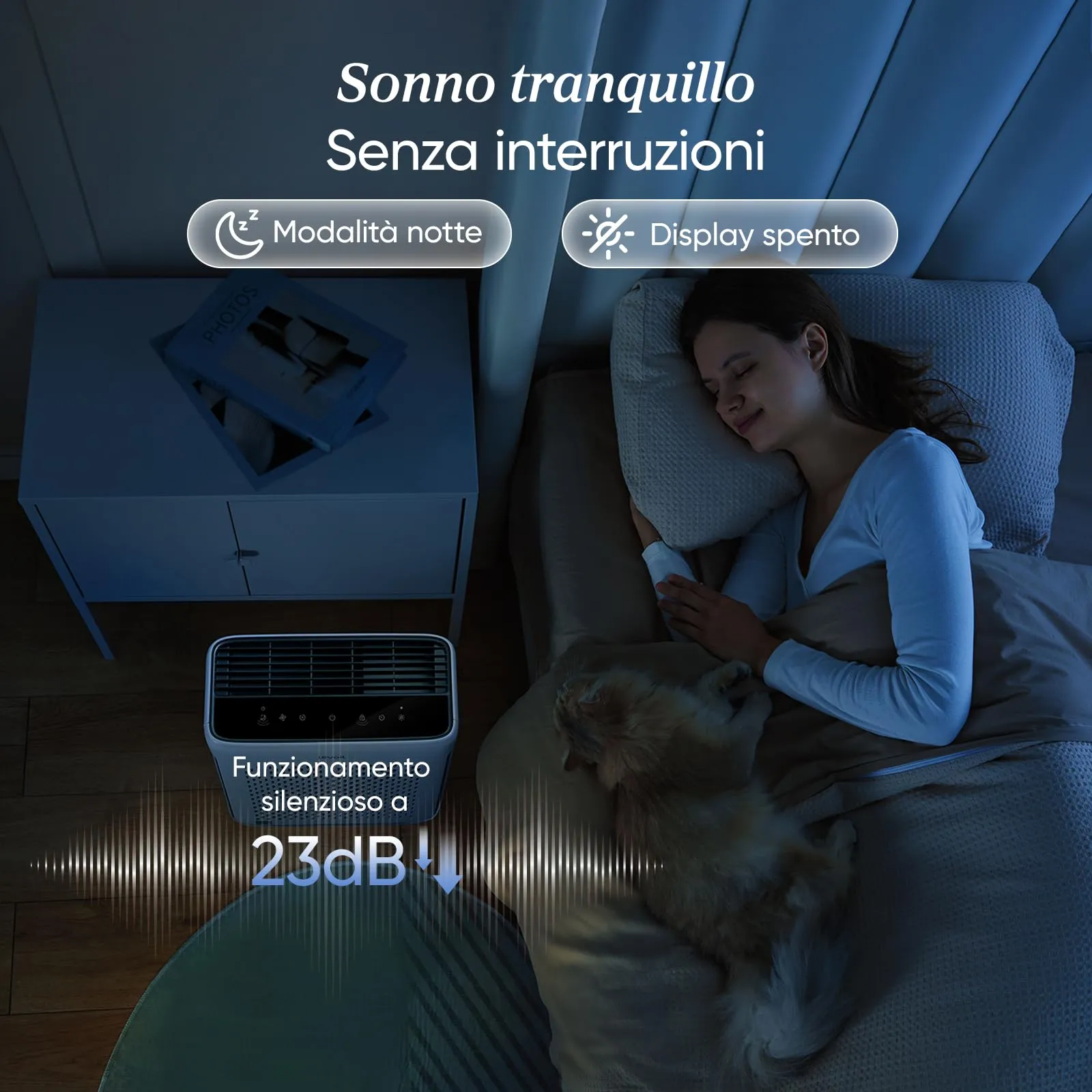 Levoit Vital 100S Purificatore d'Aria, CADR 243 m³/h, Modalità Animali e App VeSync - immagine 7