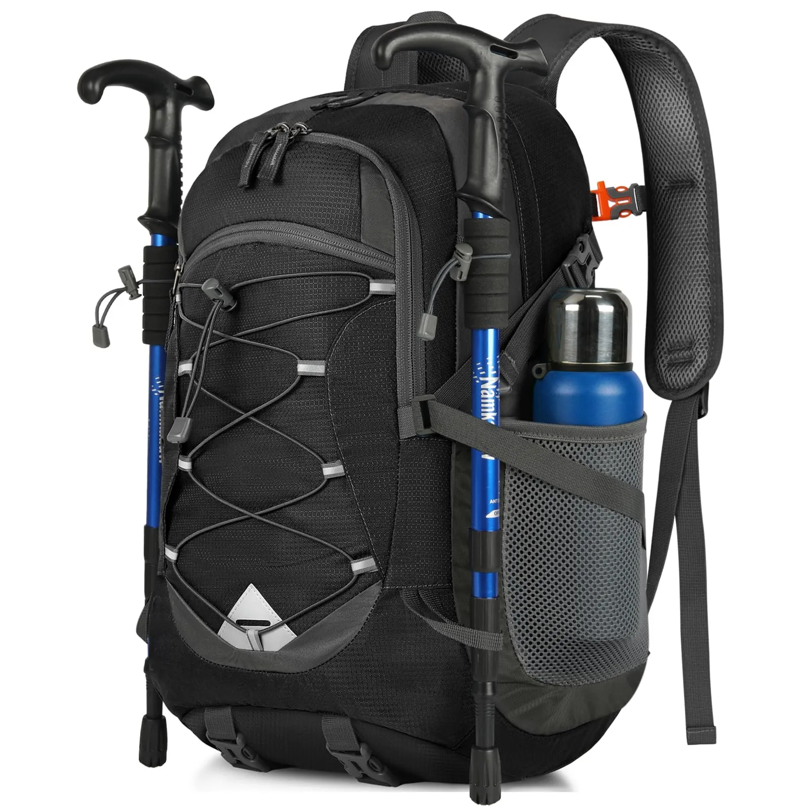 IGOLUMON Zaino Trekking 40 Litri Ultraleggero Pieghevole Impermeabile con Strisce Riflettenti - immagine 1