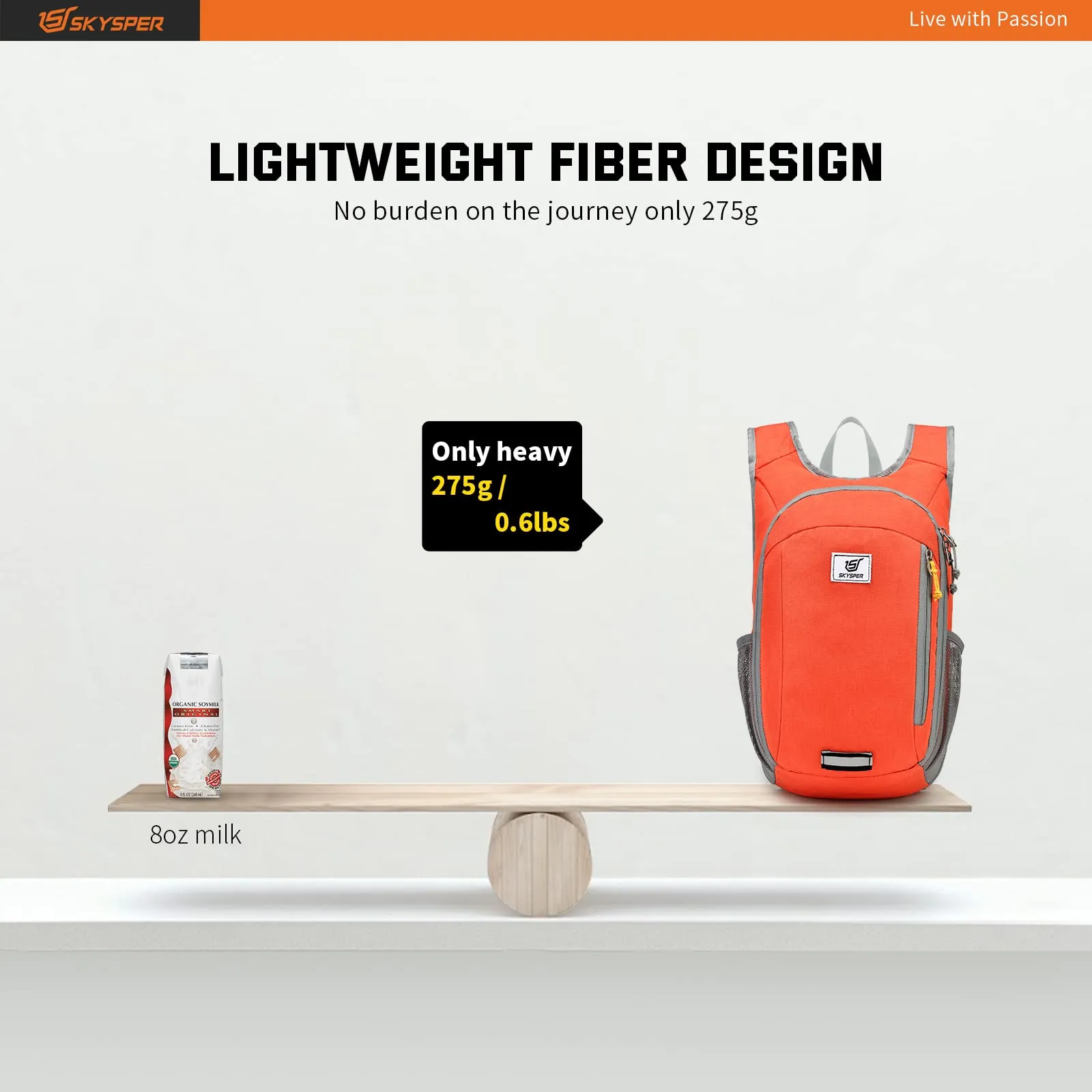 SKYSPER Zaino Leggero Pieghevole 10L - immagine 2