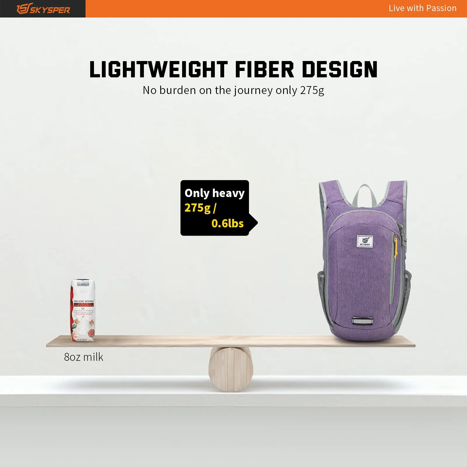 SKYSPER Zaino Leggero Pieghevole 10L - immagine 2