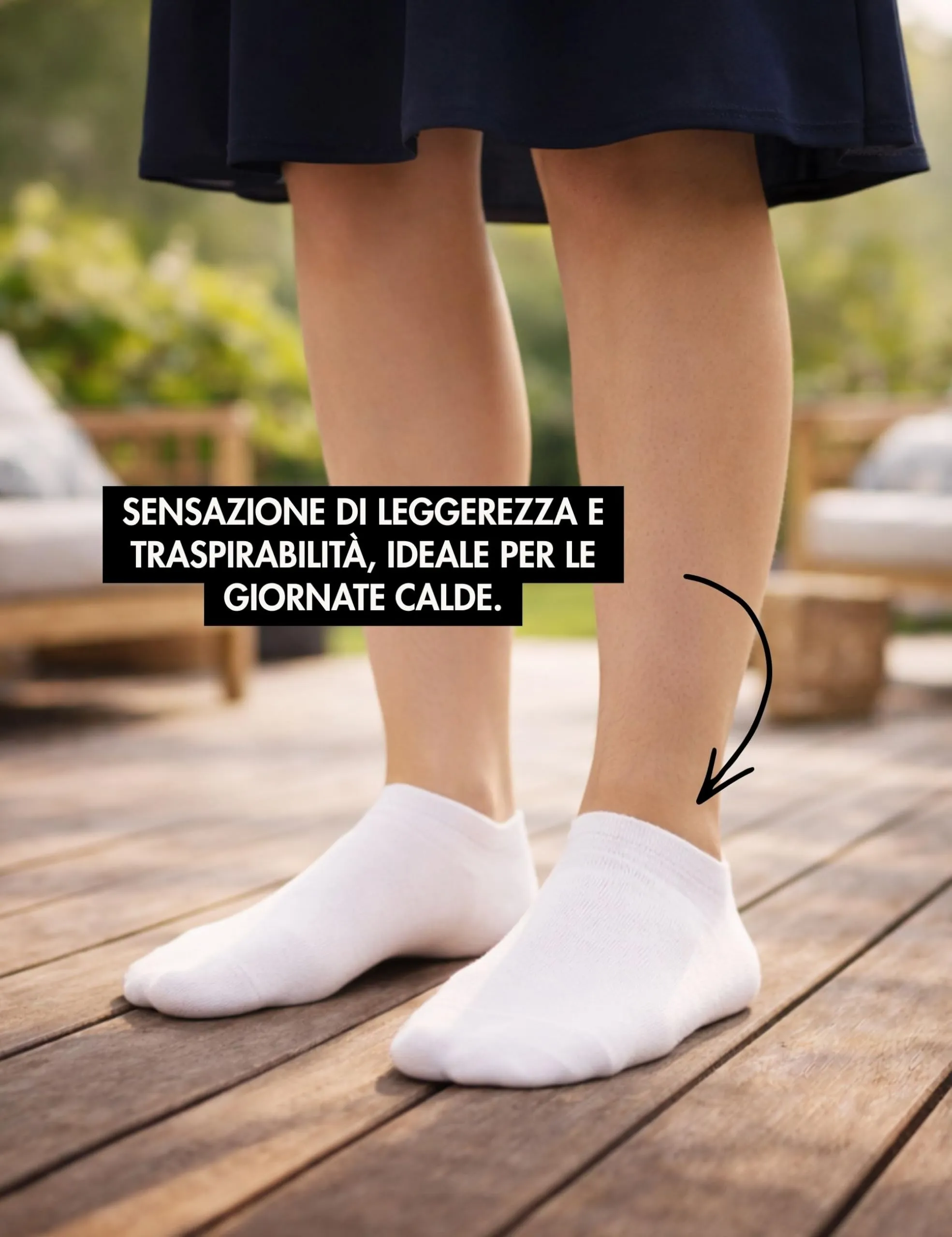 Basic Treasure Calzini Corti Uomo Donna, Cotone, Bianchi, 12 Paia, 35-38 - immagine 8