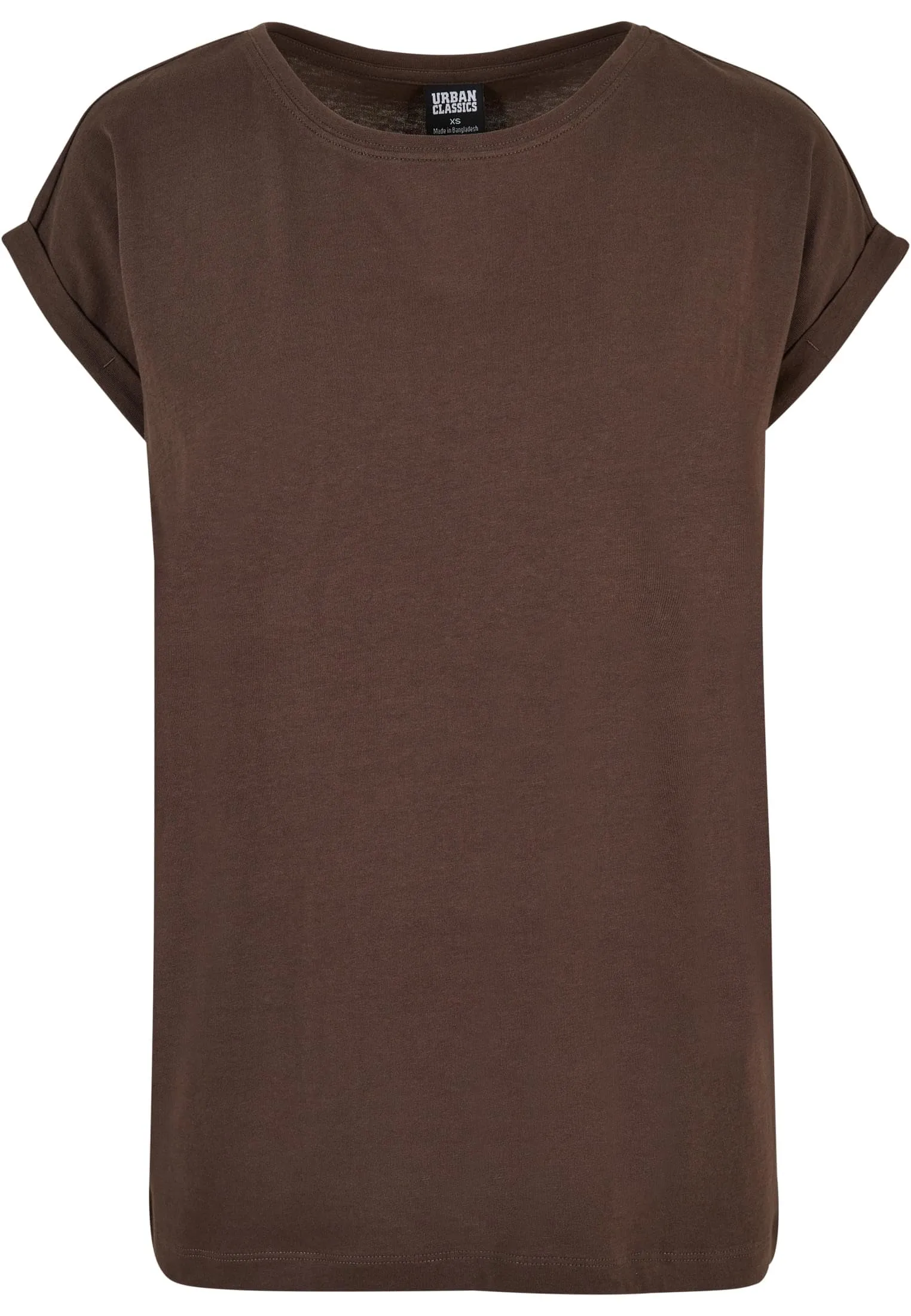 Urban Classics Ladies Extended Shoulder Tee, Brown, XXL - immagine 4