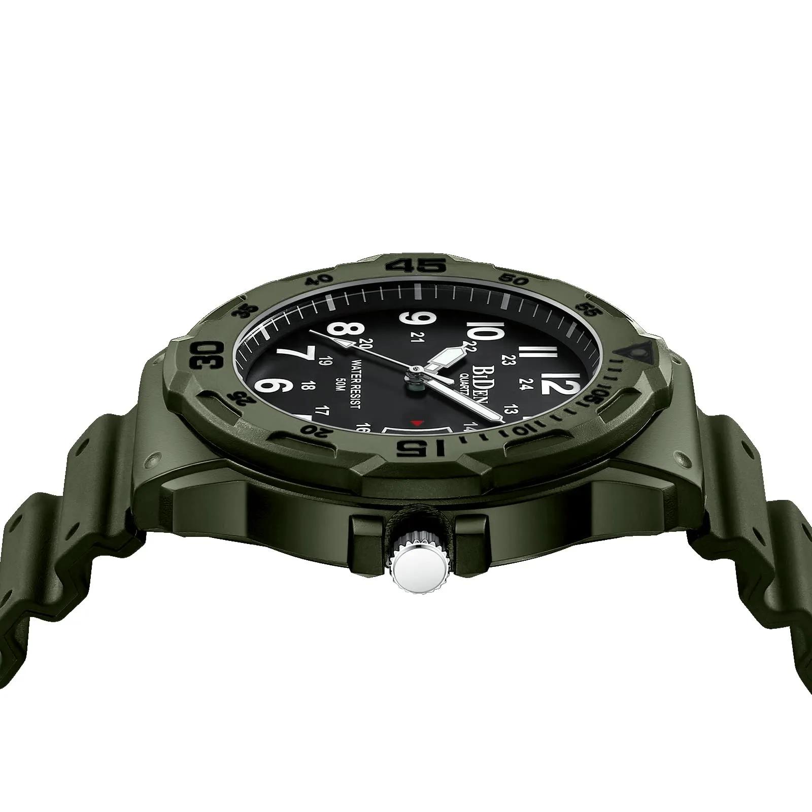 HANPOSH Orologio Uomo Analogico Quarzo Impermeabile con Data Luminosa R009 - immagine 5
