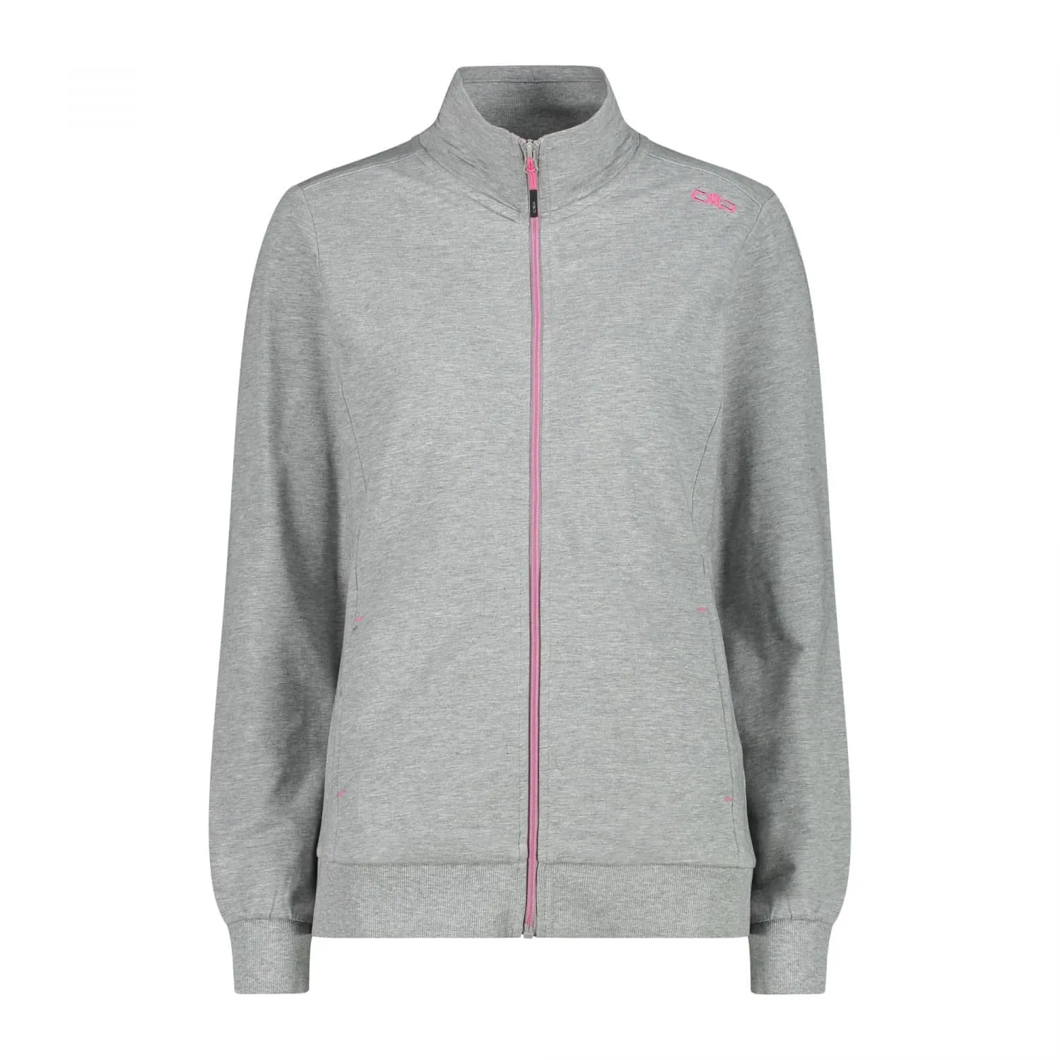 CMP Giacca Melange Elasticizzata da Donna, Grigio Mel.-P.Fluo, 44 - immagine 1