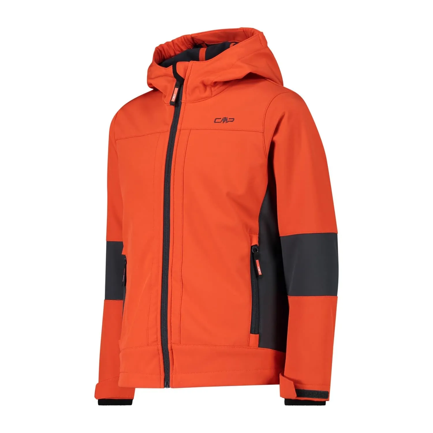 CMP Giacca da bambino con cappuccio fisso Flame-Antracite, 128 - immagine 3