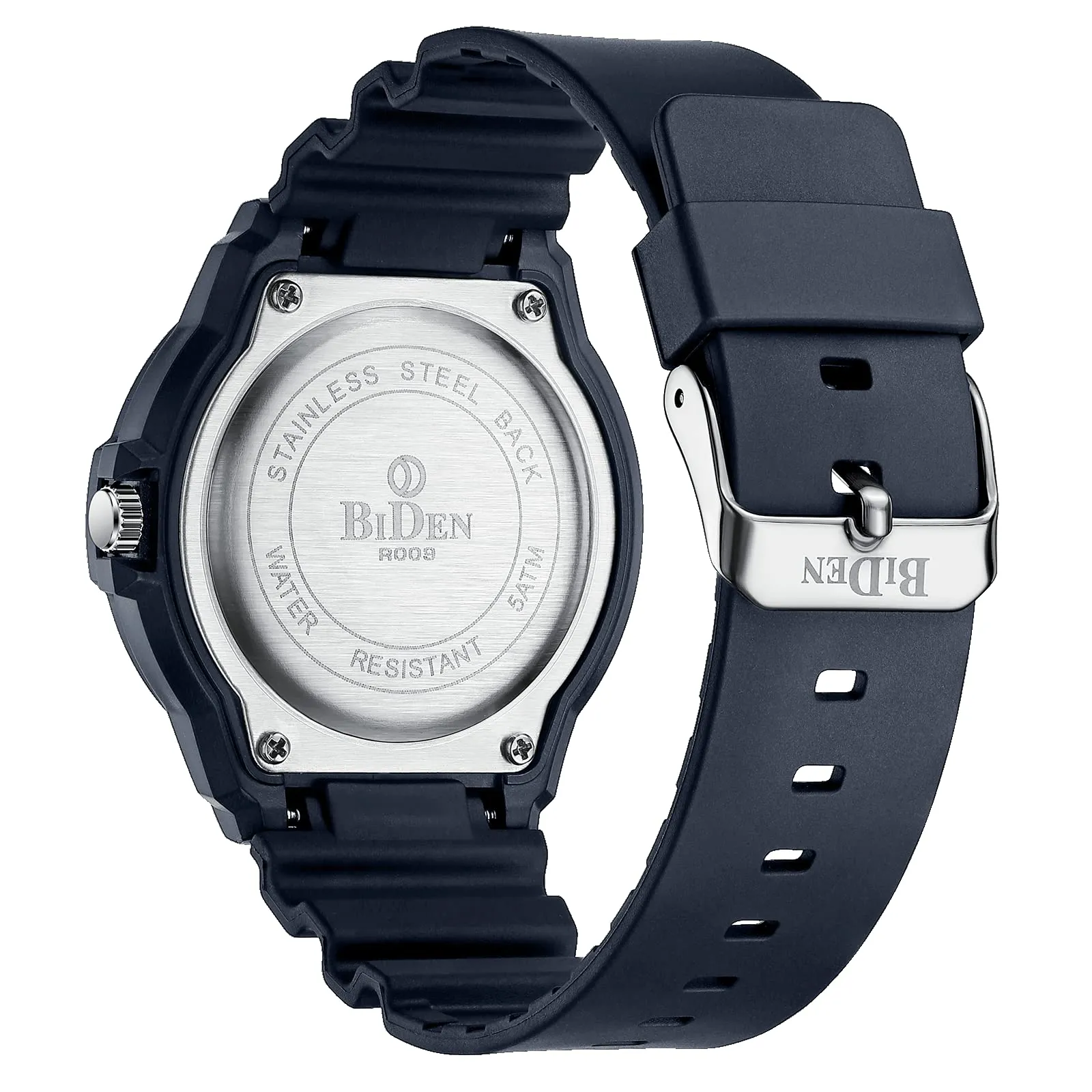 HANPOSH Orologio Uomo Analogico Quarzo Impermeabile con Data Luminosa R009 - immagine 2