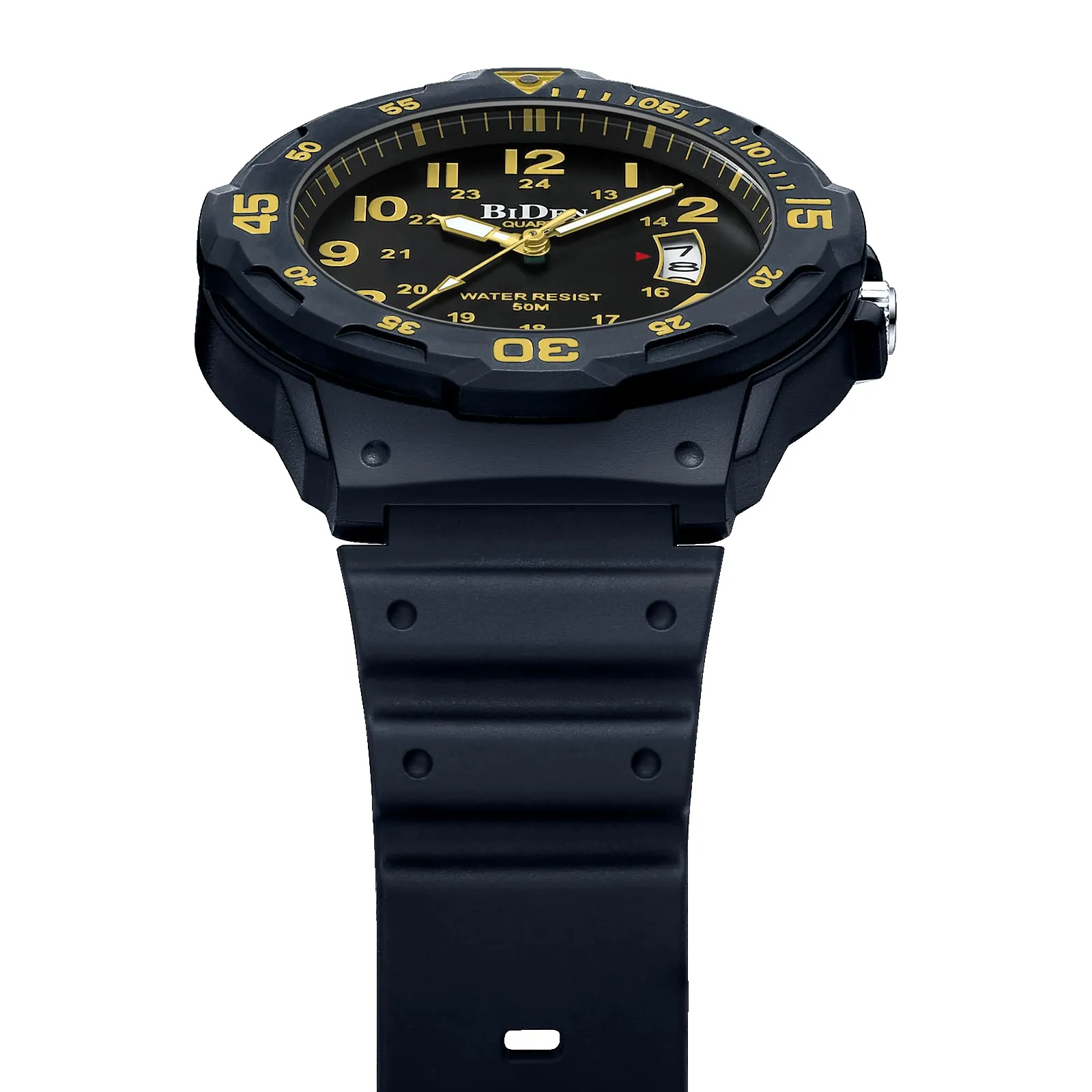 HANPOSH Orologio Uomo Analogico Quarzo Impermeabile con Data Luminosa R009 - immagine 4