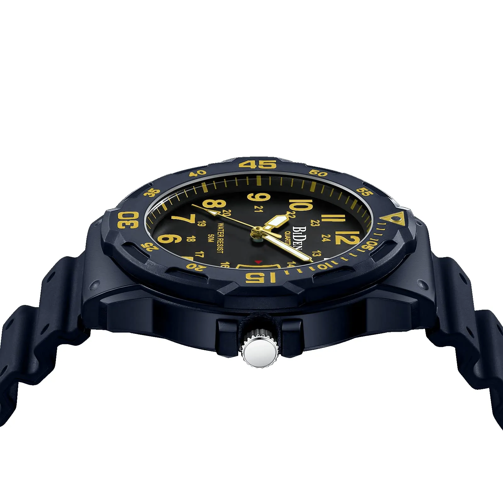 HANPOSH Orologio Uomo Analogico Quarzo Impermeabile con Data Luminosa R009 - immagine 5