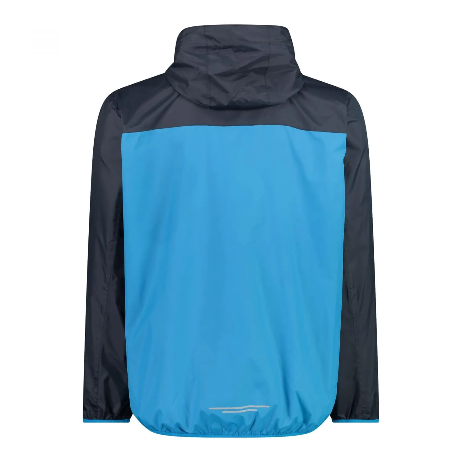 CMP Giacca da Uomo con Cappuccio Antipioggia, Dusty Blue, 4XL - immagine 3