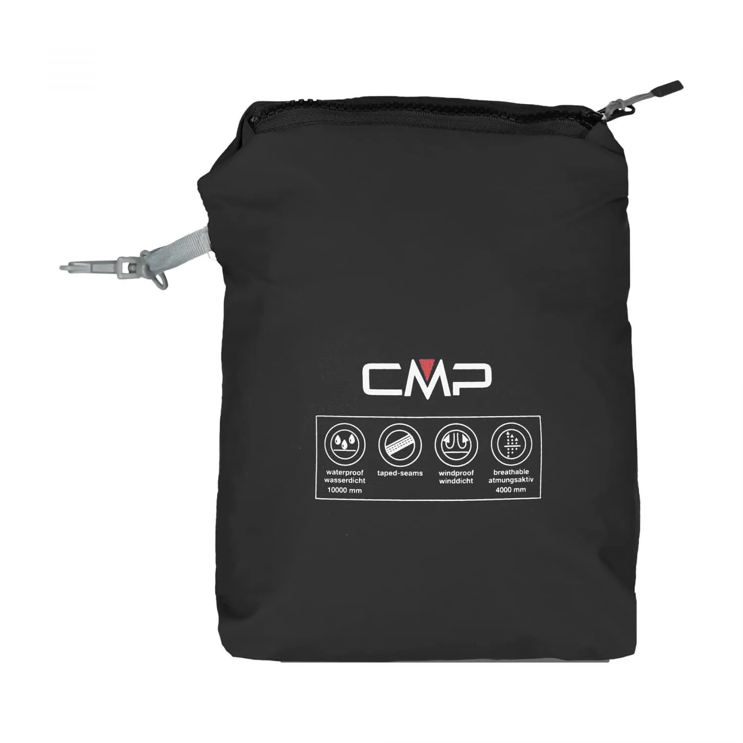 CMP Giacca Uomo con Cappuccio Nero, 56 - immagine 2