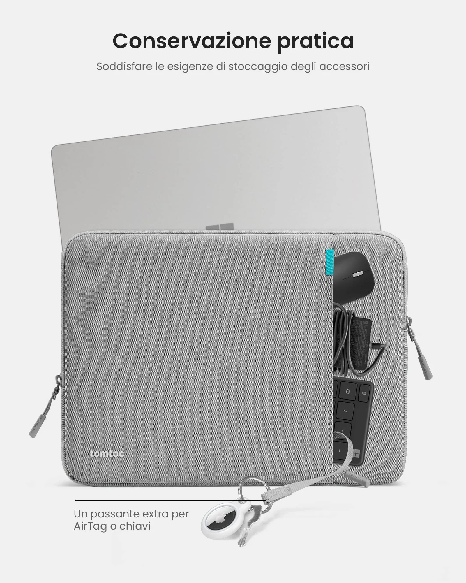 tomtoc Custodia per Laptop 14 Pollici per Acer, ASUS, Dell, HP, Lenovo - immagine 5