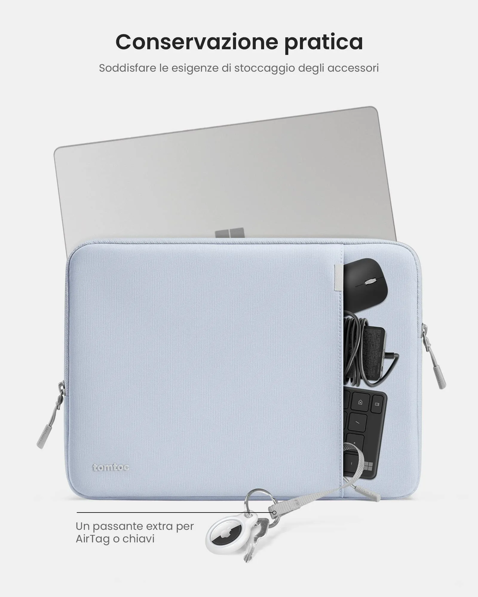 tomtoc Custodia per Laptop 14 Pollici per Acer, ASUS, Dell, HP, Lenovo - immagine 5