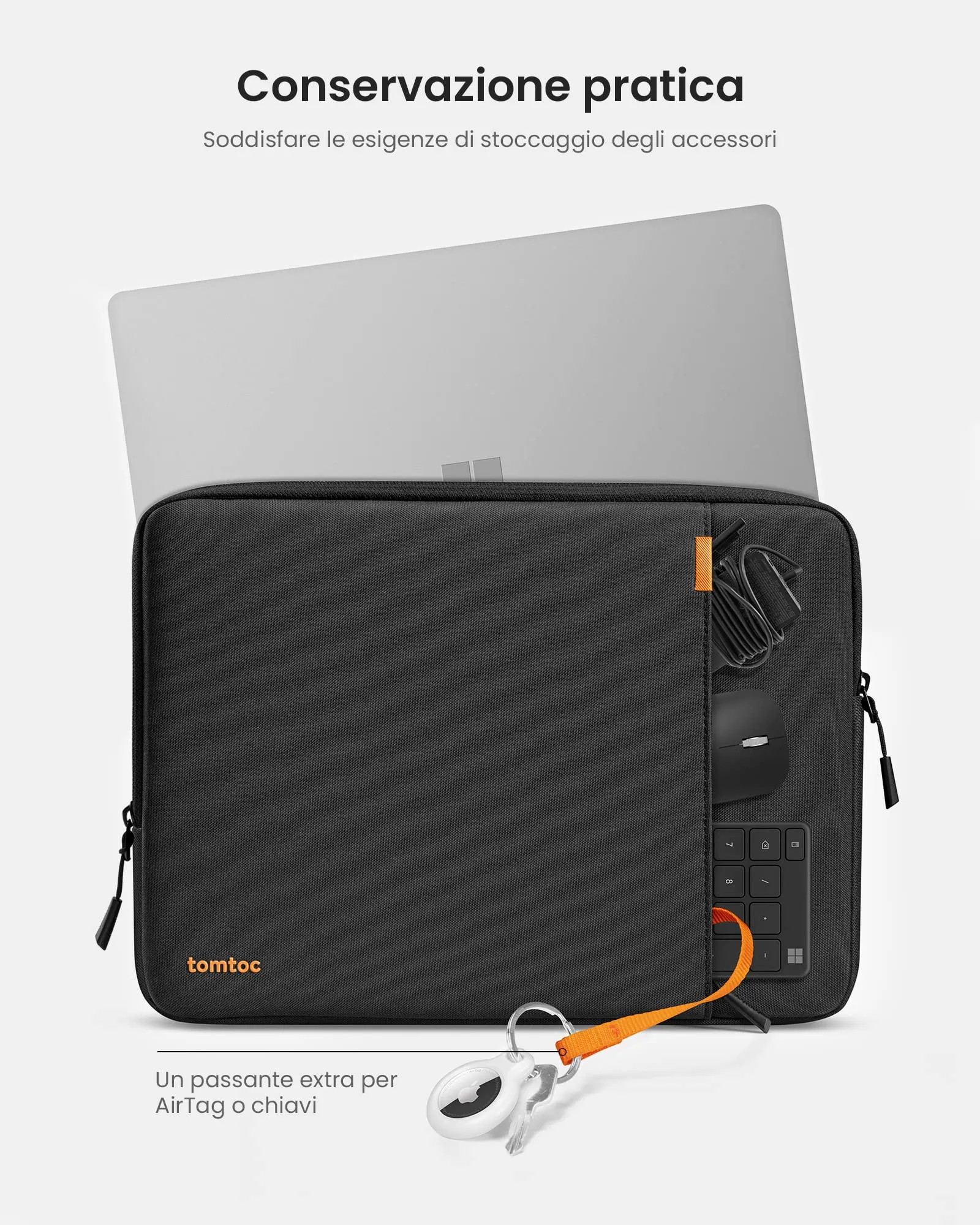 tomtoc Custodia per Laptop 14 Pollici per Acer, ASUS, Dell, HP, Lenovo - immagine 5