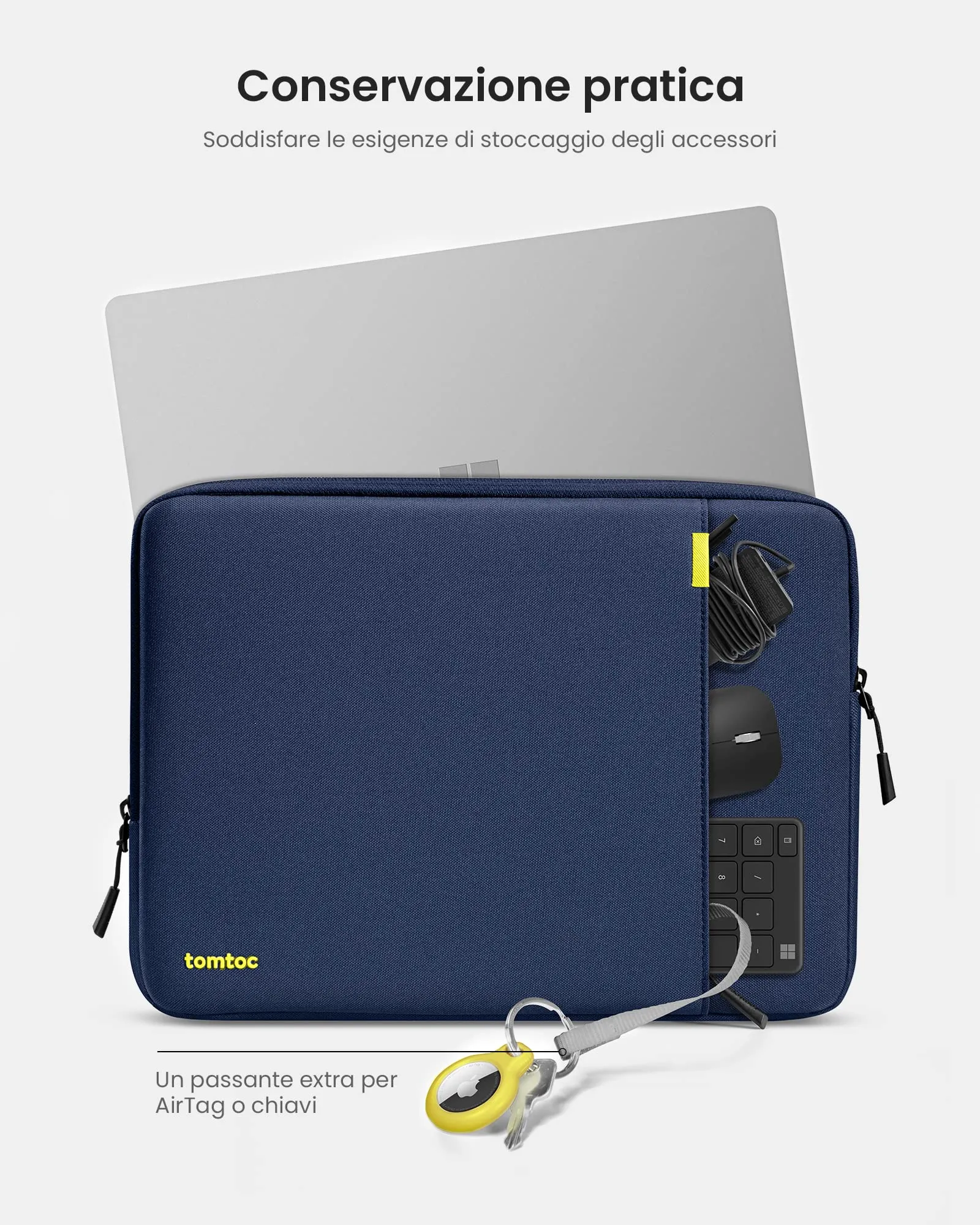 tomtoc Custodia per Laptop 14 Pollici per Acer, ASUS, Dell, HP, Lenovo - immagine 5