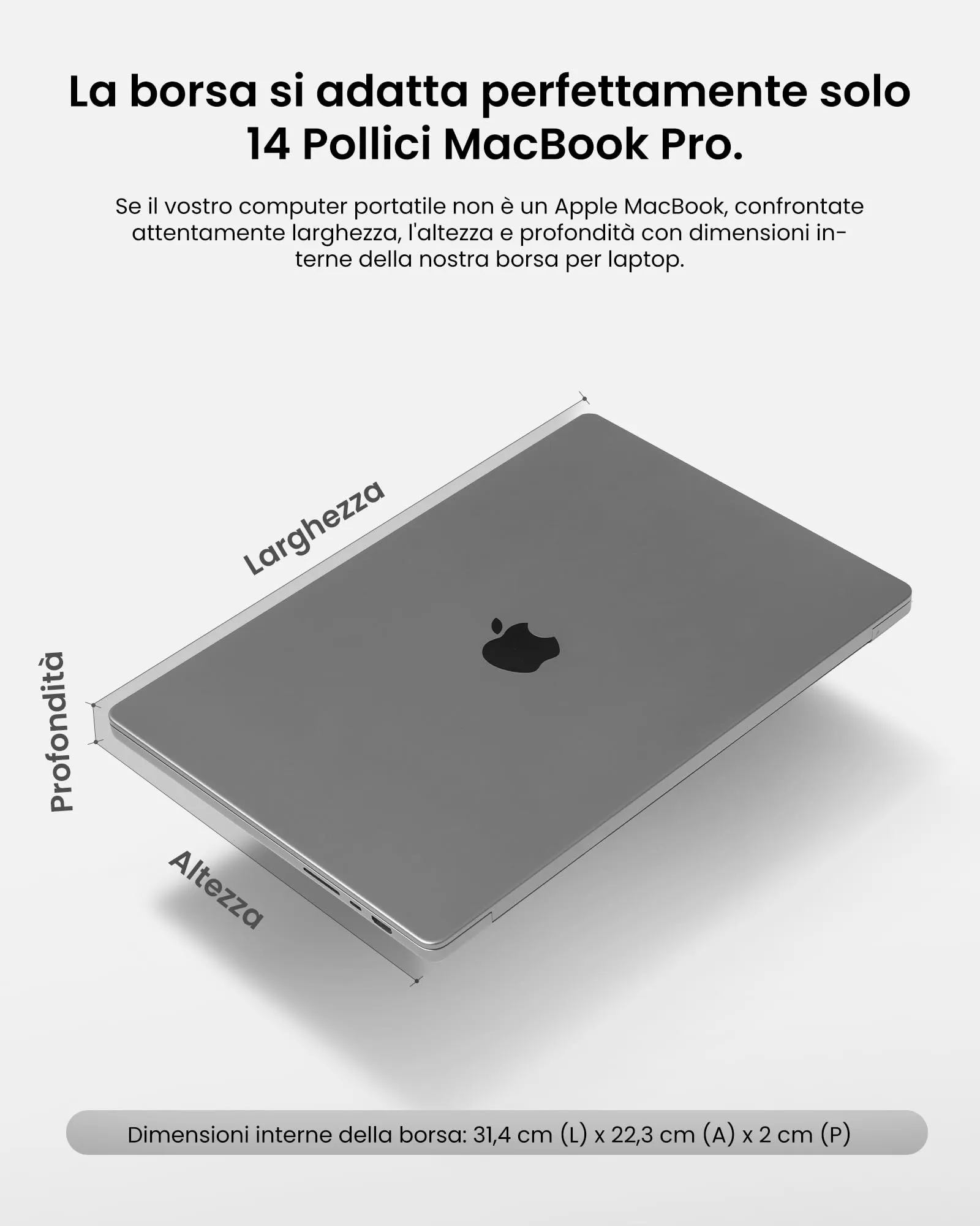 tomtoc Custodia 360° per MacBook Pro 14 Pollici M1/M2/M3/M4/M5 Pro/Max - immagine 9