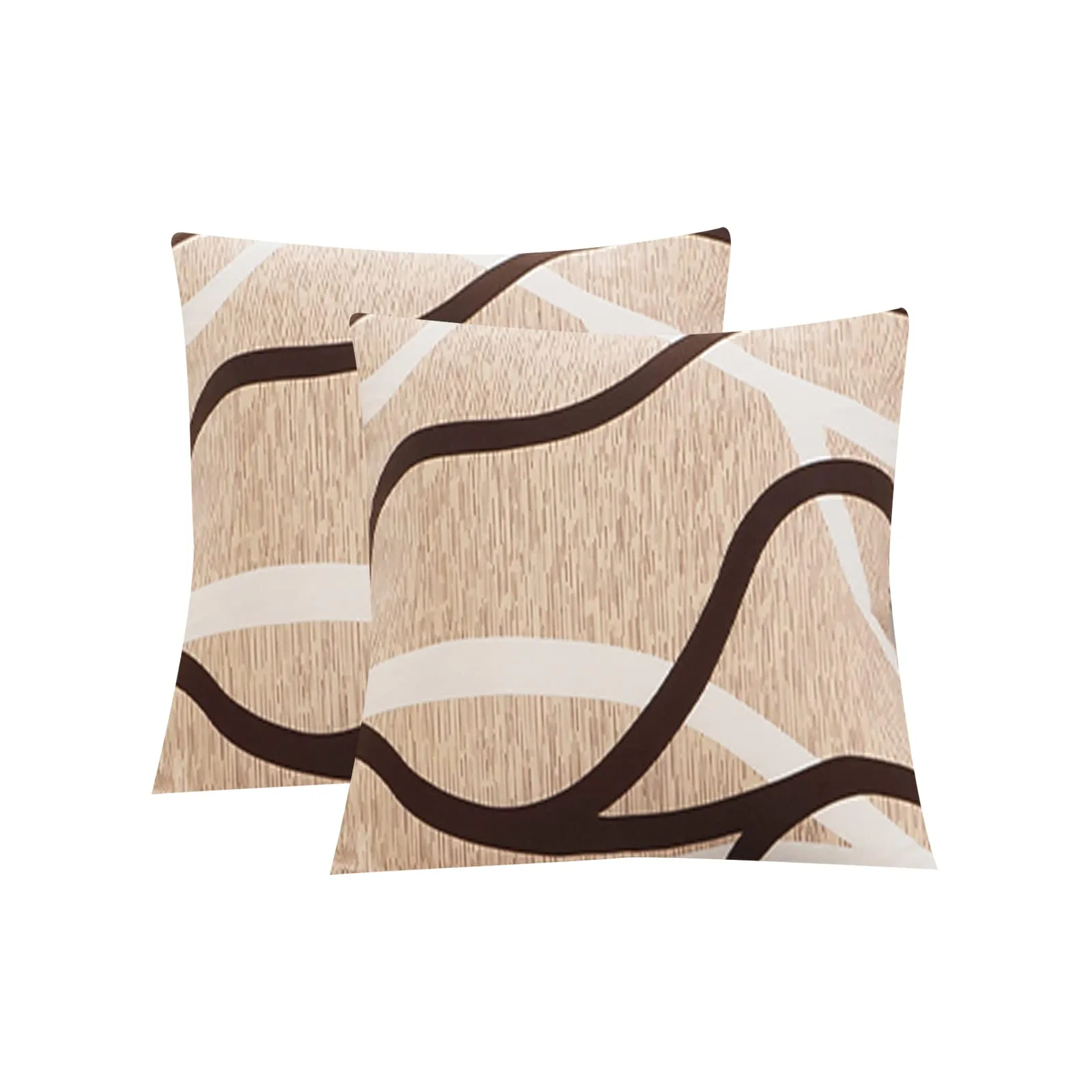 Jaotto Federe Cuscini Divano Decorativi in Spandex, 45x45cm, Confezione da 2, Linea Moderna - immagine 1