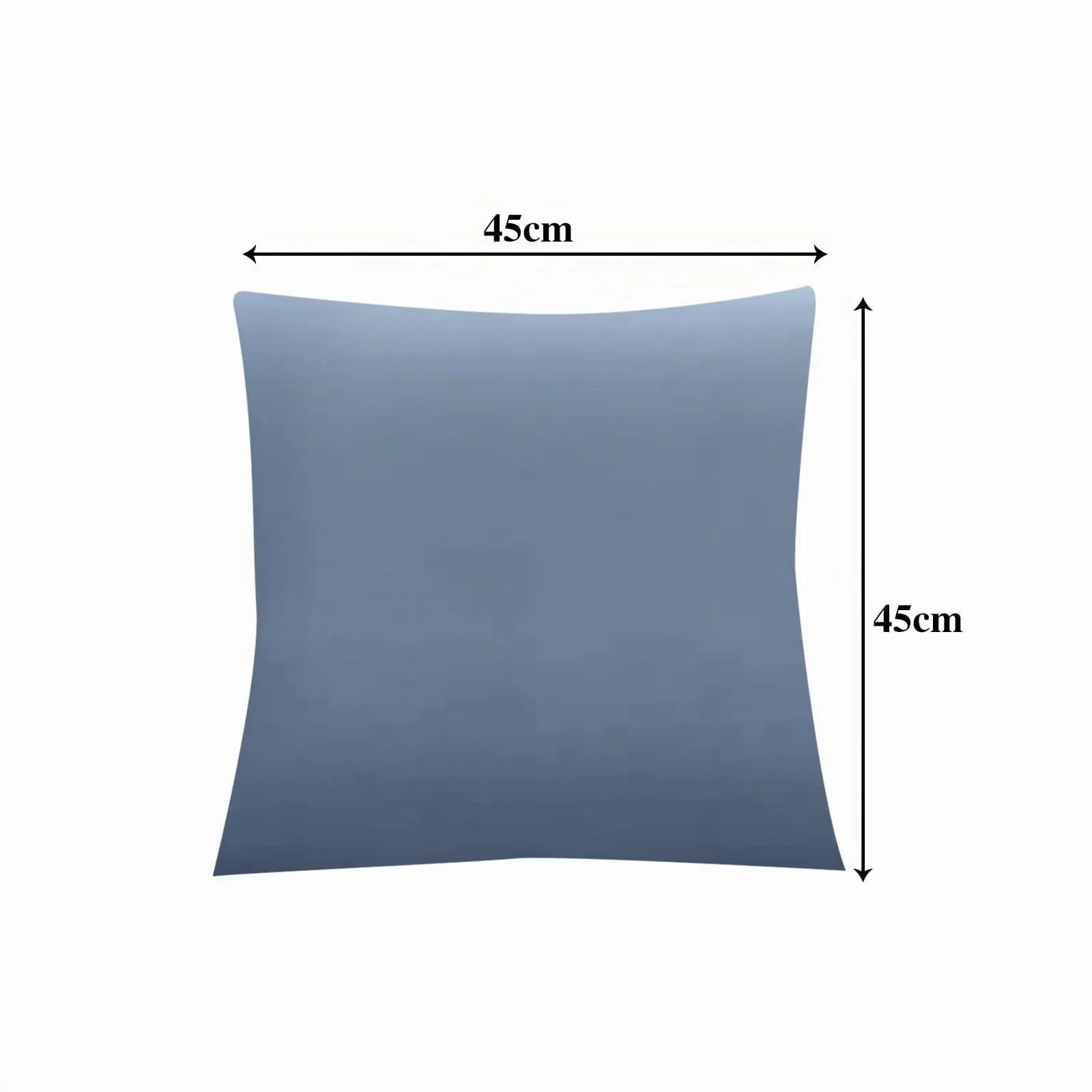 Jaotto Federe per Cuscini Divano in Spandex, 45x45cm, Confezione da 2, Grigio Blu - immagine 2