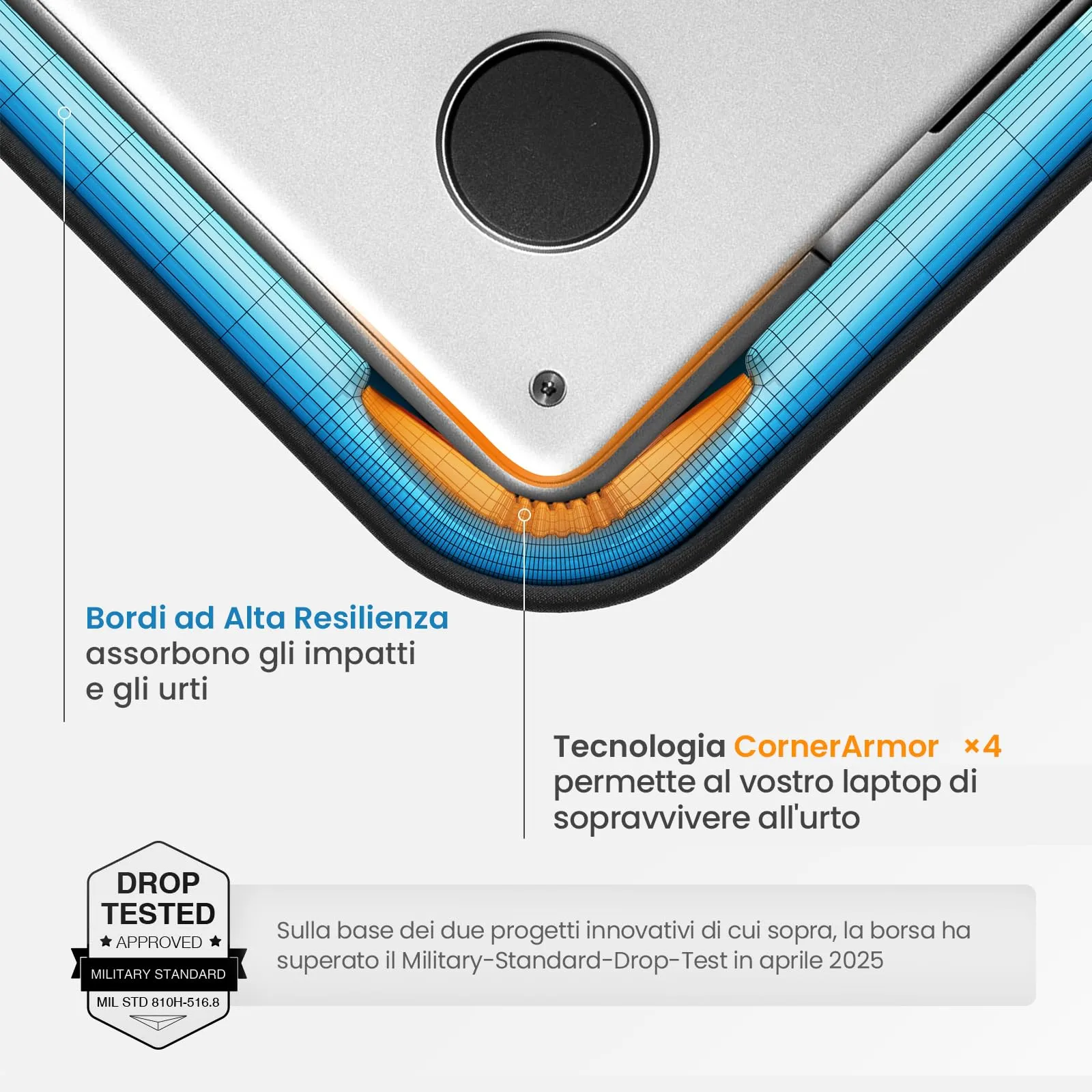 tomtoc 360° Custodia per Surface Pro 11 Copilot+ PC 13 Pollici - immagine 3