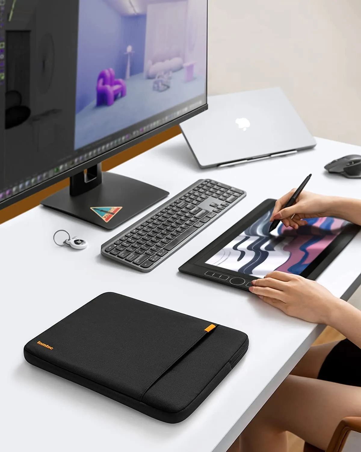 tomtoc 360° Custodia per Surface Pro 11 Copilot+ PC 13 Pollici - immagine 8