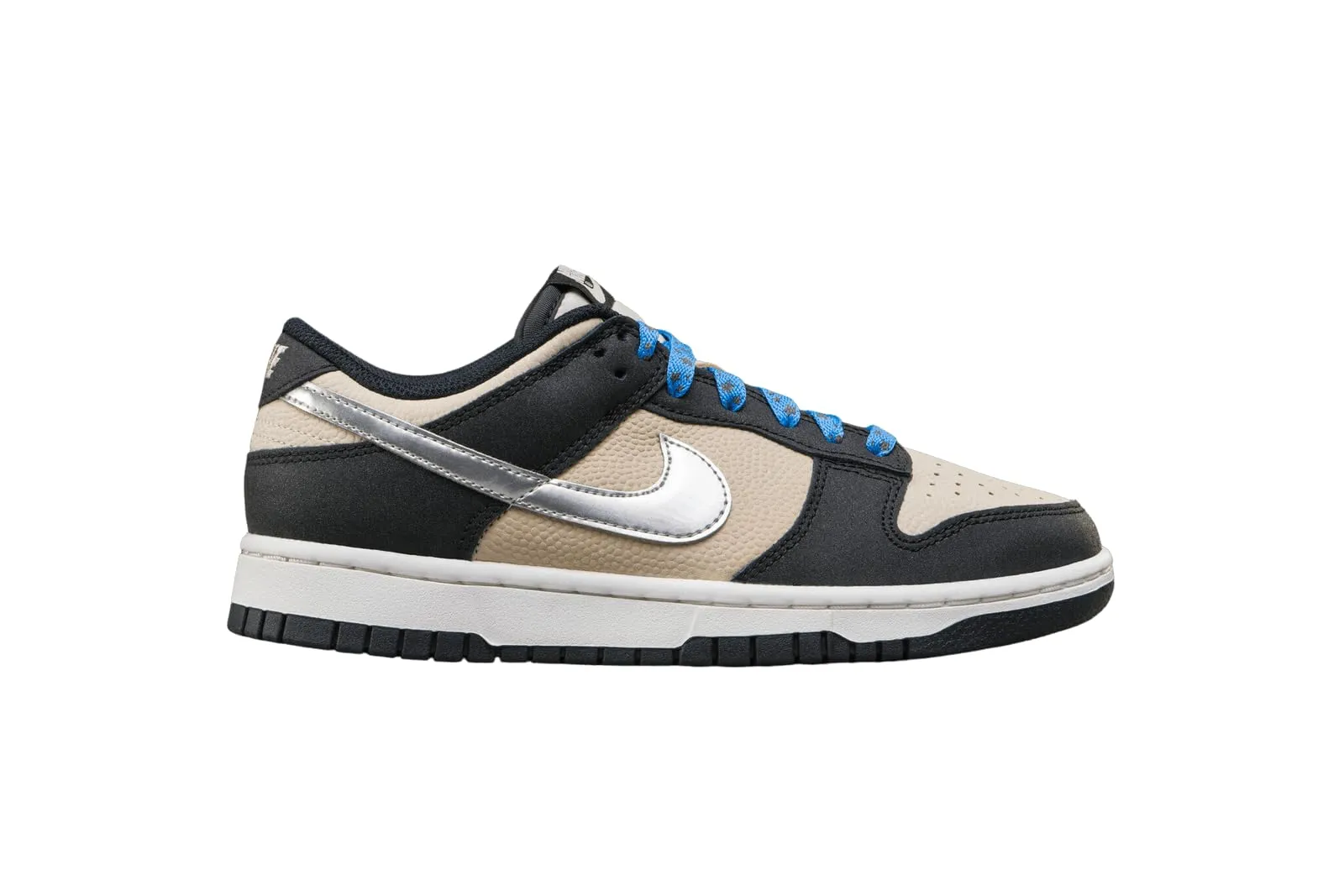 Nike Dunk Low Donna DZ4712 Light Bone Argento Metallizzato 39 EU - immagine 7