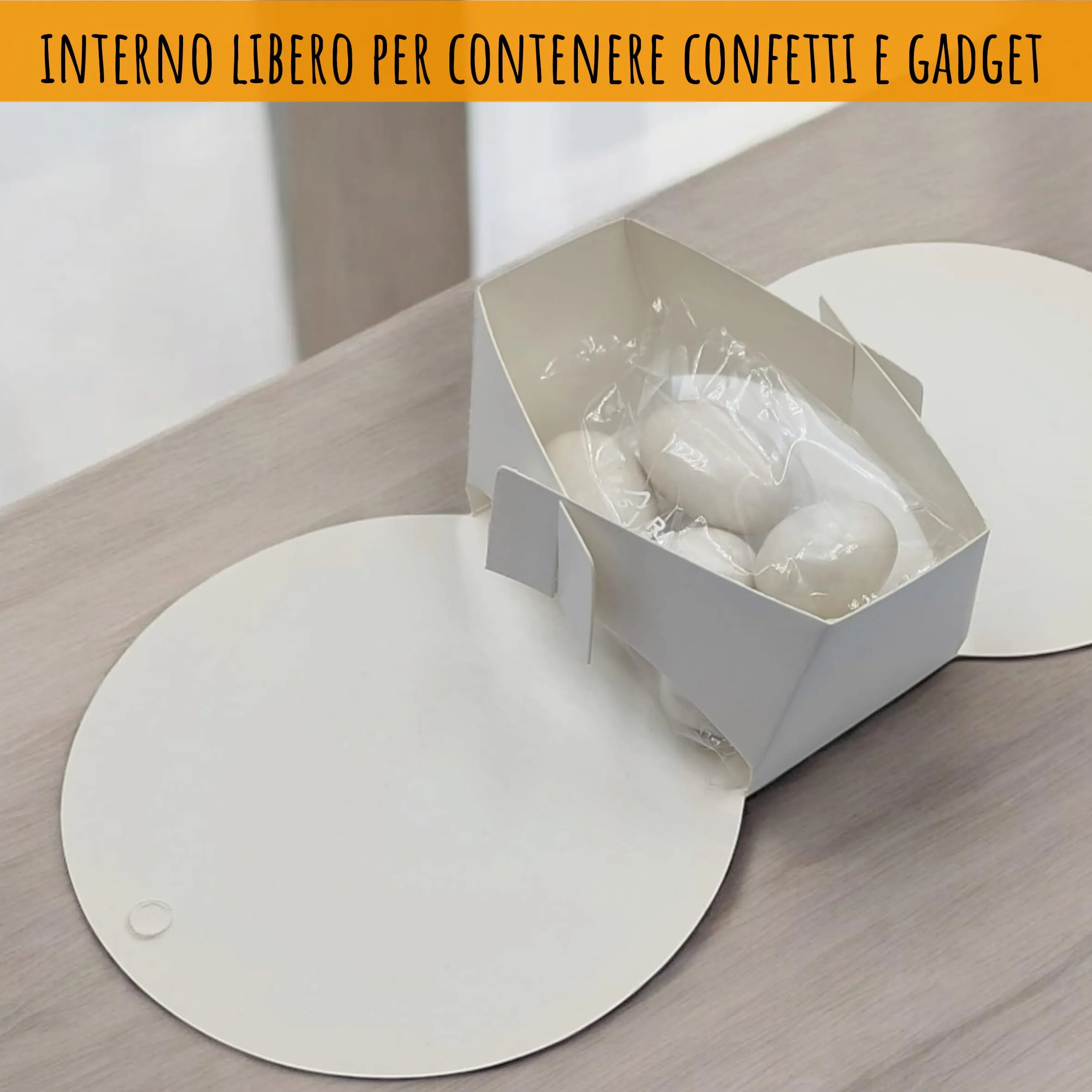 PV Grafik Scatoline Portaconfetti Nascita e Battesimo Personalizzate con Bigliettino e Nastrino, Set da 48 pezzi (TunnaU29) - immagine 7