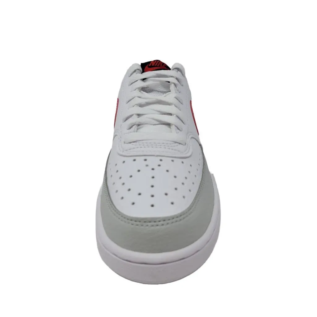 Nike Court Vision Women's Shoes, White University Red Grey Fog, 39 EU - immagine 3