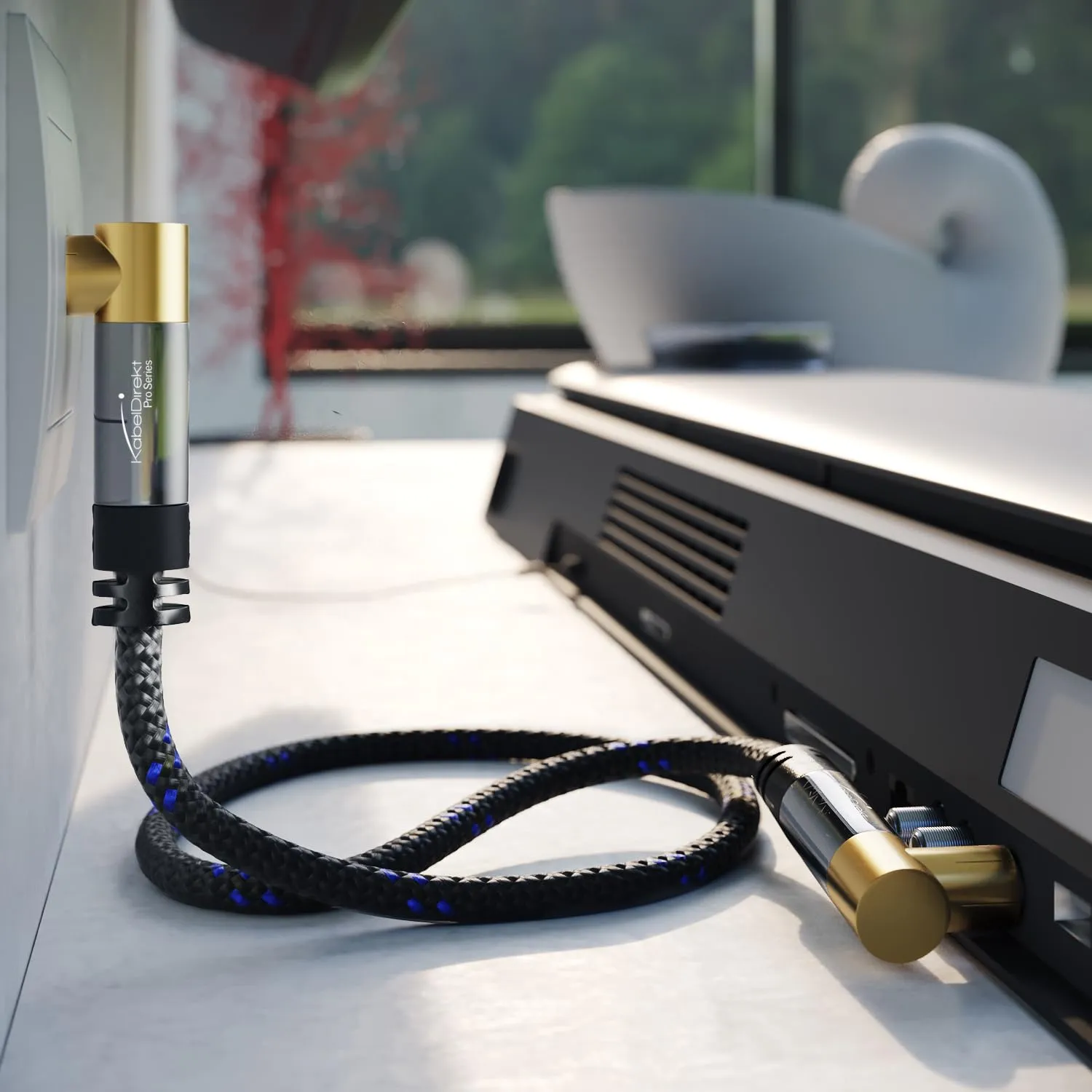 KabelDirekt Cavo Antenna TV 4K, 7,5m, Intrecciato - immagine 3