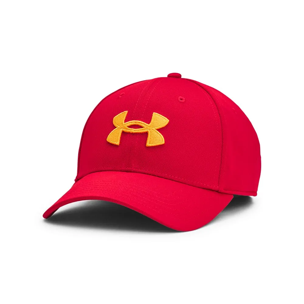 Under Armour Blitzing Cap Stretch Fit Uomo, Rosso / Steeltown Gold, Large-X-Large - immagine 1