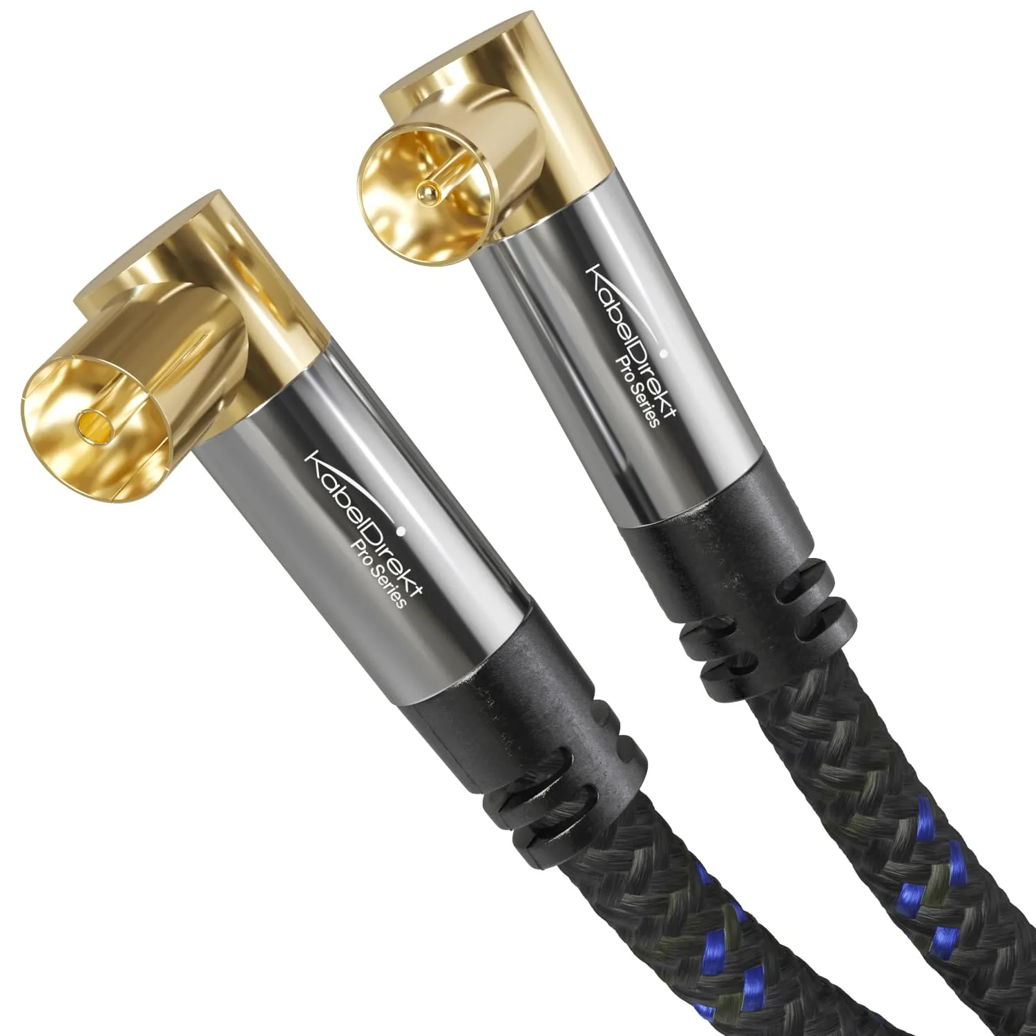 KabelDirekt Cavo Antenna TV 4K, 20m, intrecciato - immagine 1