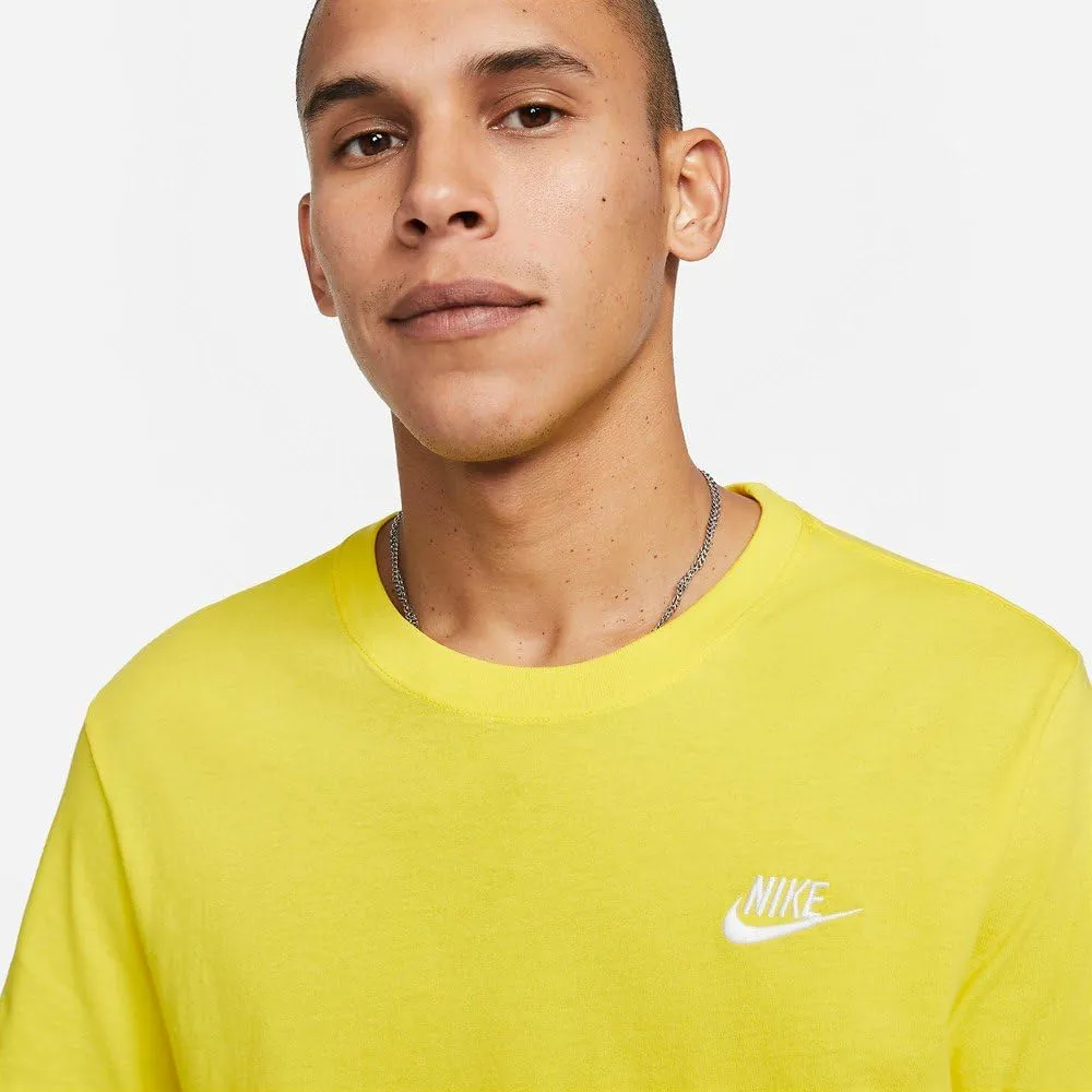 Nike NSW Club Jggr JSY Pantaloni Sportivi da Uomo, Opti Giallo, Small/Medium - immagine 4