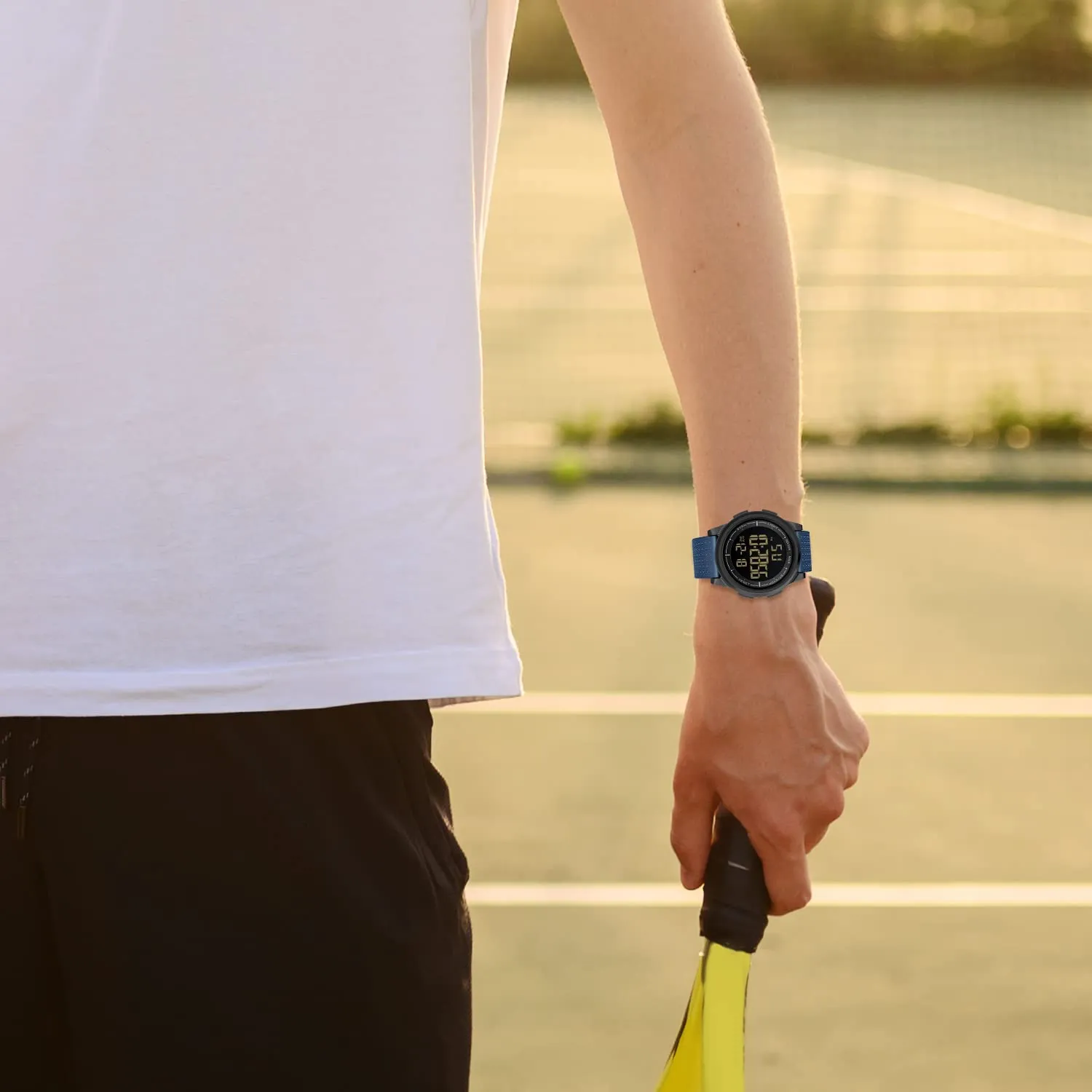 GOLDEN HOUR GH-1313 Orologio Digitale Ultra-Sottile Sport Impermeabile Unisex - immagine 7