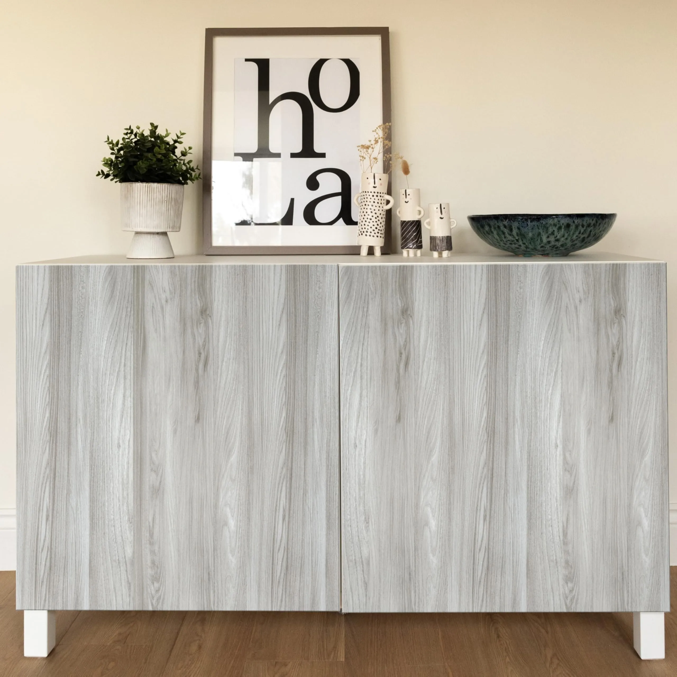 d-c-fix Pellicola Adesiva per Mobili Sangallo Grigio Chiaro 45 cm x 2 m - immagine 4