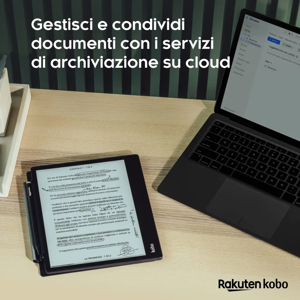 Kobo Elipsa 2E eReader 10,3" ComfortLight PRO with Kobo Stylus 2, 32 GB - immagine 8