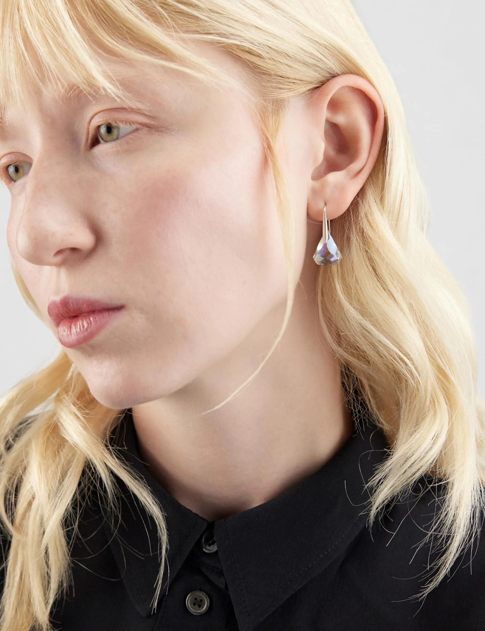Swarovski Orecchini pendenti Lunar, Blu, Placcato rodio - immagine 7