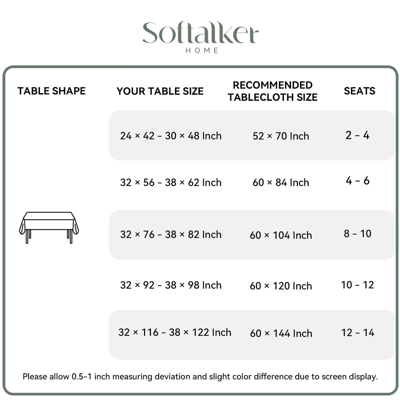 Softalker Tovaglia Rettangolare in Jacquard, 132 x 178 cm, Blu Navy - immagine 7