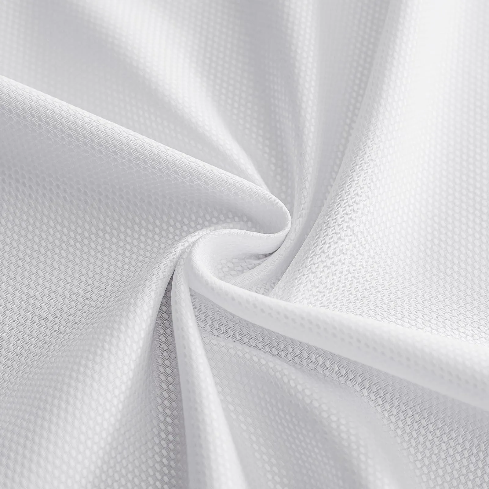 Softalker Tovaglia Rettangolare in Jacquard, Impermeabile e Lavabile, 152 x 366 cm, Bianco - immagine 8