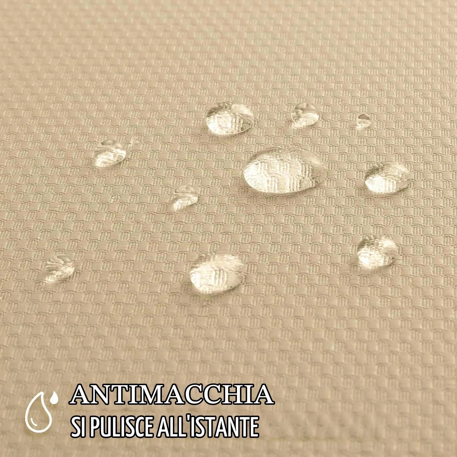Softalker Tovaglia Rettangolare Jacquard, 152,4 x 213,4 cm, Beige - immagine 3