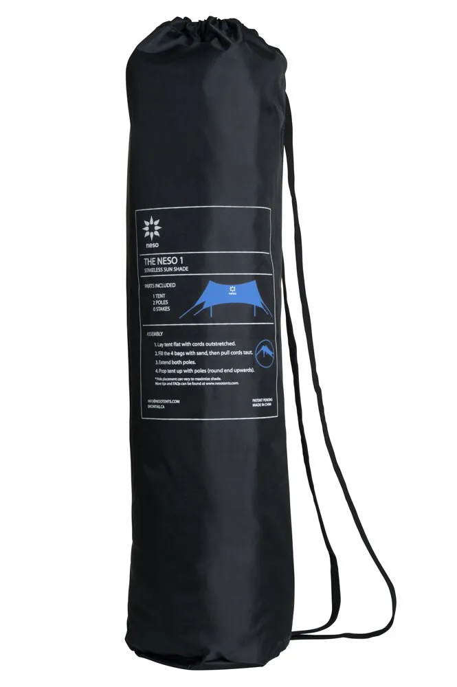 Neso Tenda da spiaggia 2.1m x 2.1m, Blu Pervinca - immagine 8