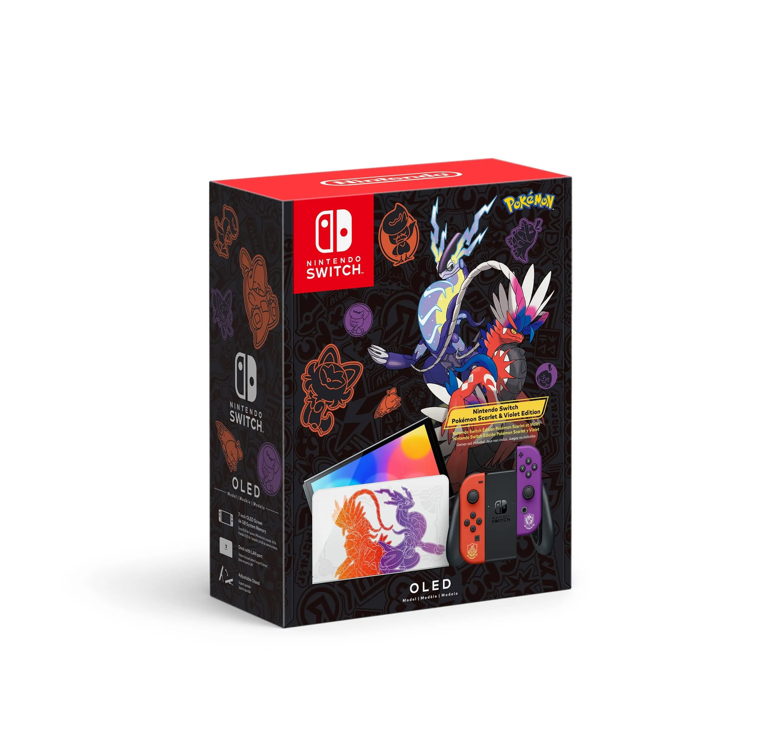 Nintendo Switch OLED Model Pokémon Scarlet & Violet Edition 64 GB - immagine 1