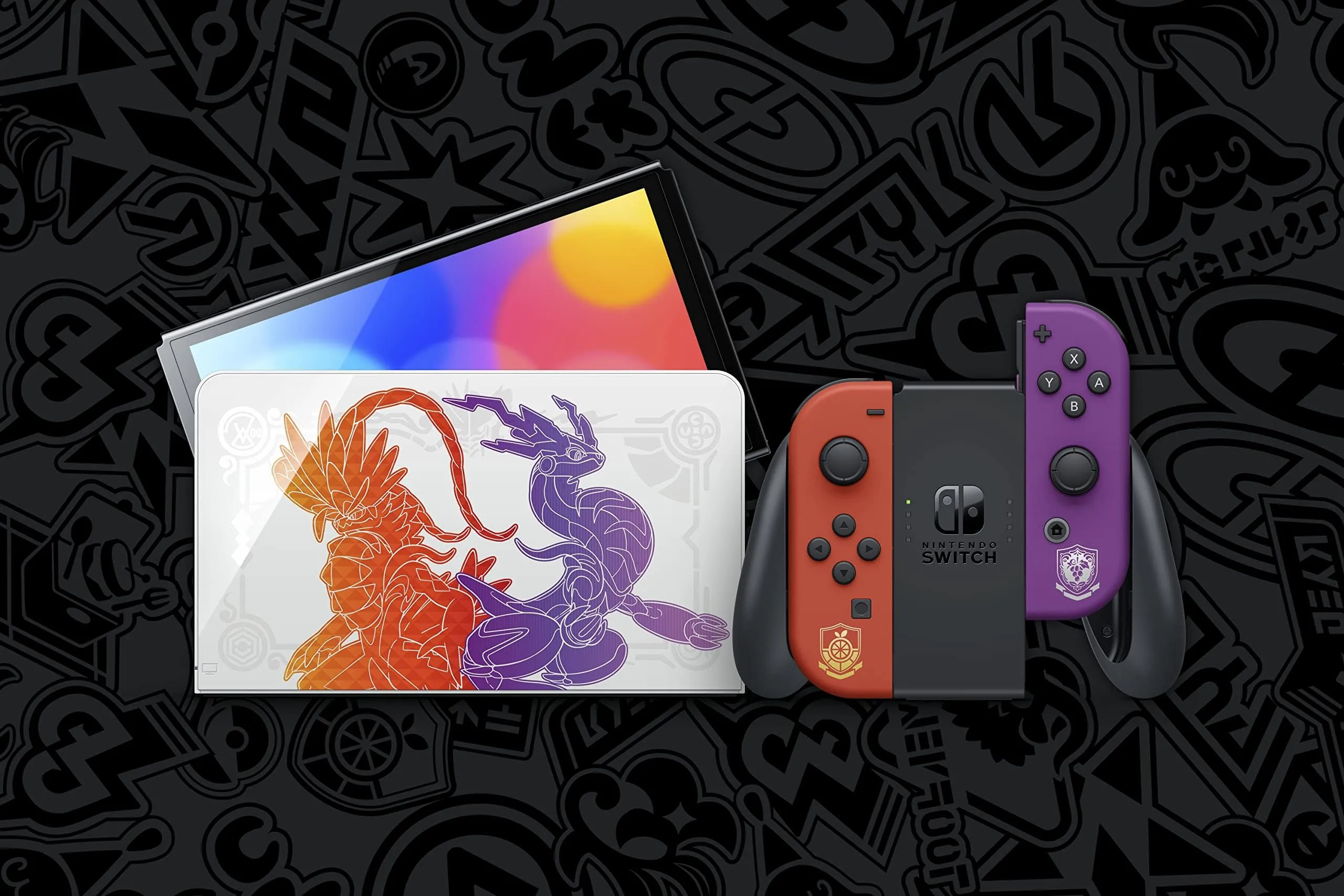 Nintendo Switch OLED Model Pokémon Scarlet & Violet Edition 64 GB - immagine 2