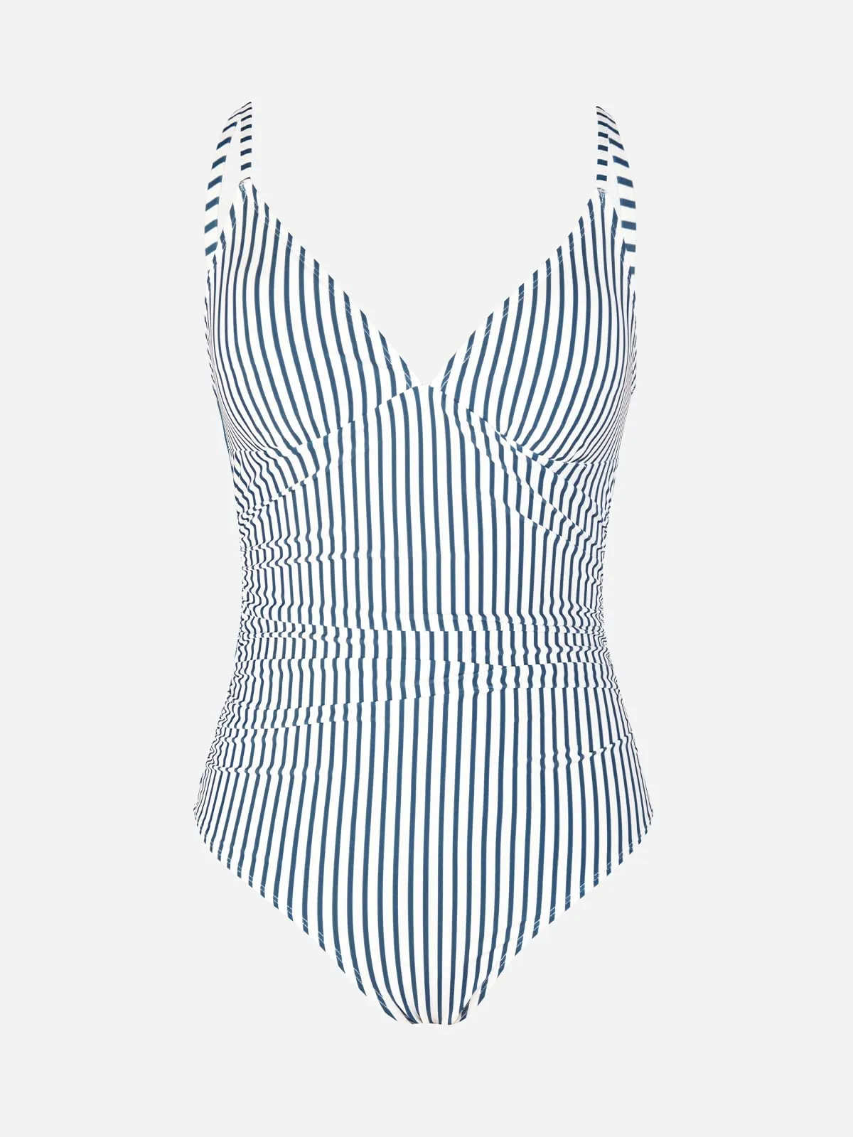 Cupshe Costume da bagno da donna a triangolo a strisce, L - immagine 5