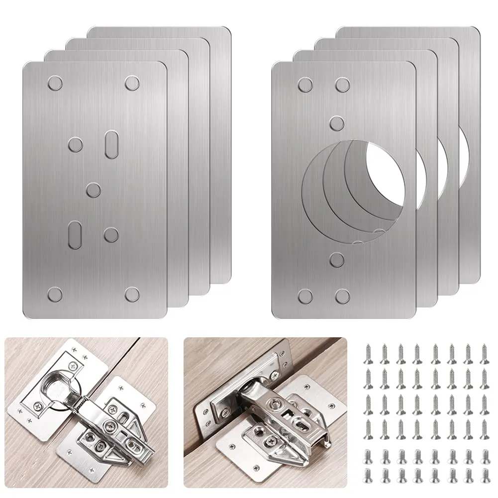 Flintronic Piastra di Riparazione, 8 Pezzi Piastre con 48 Viti, 47x90mm - immagine 1