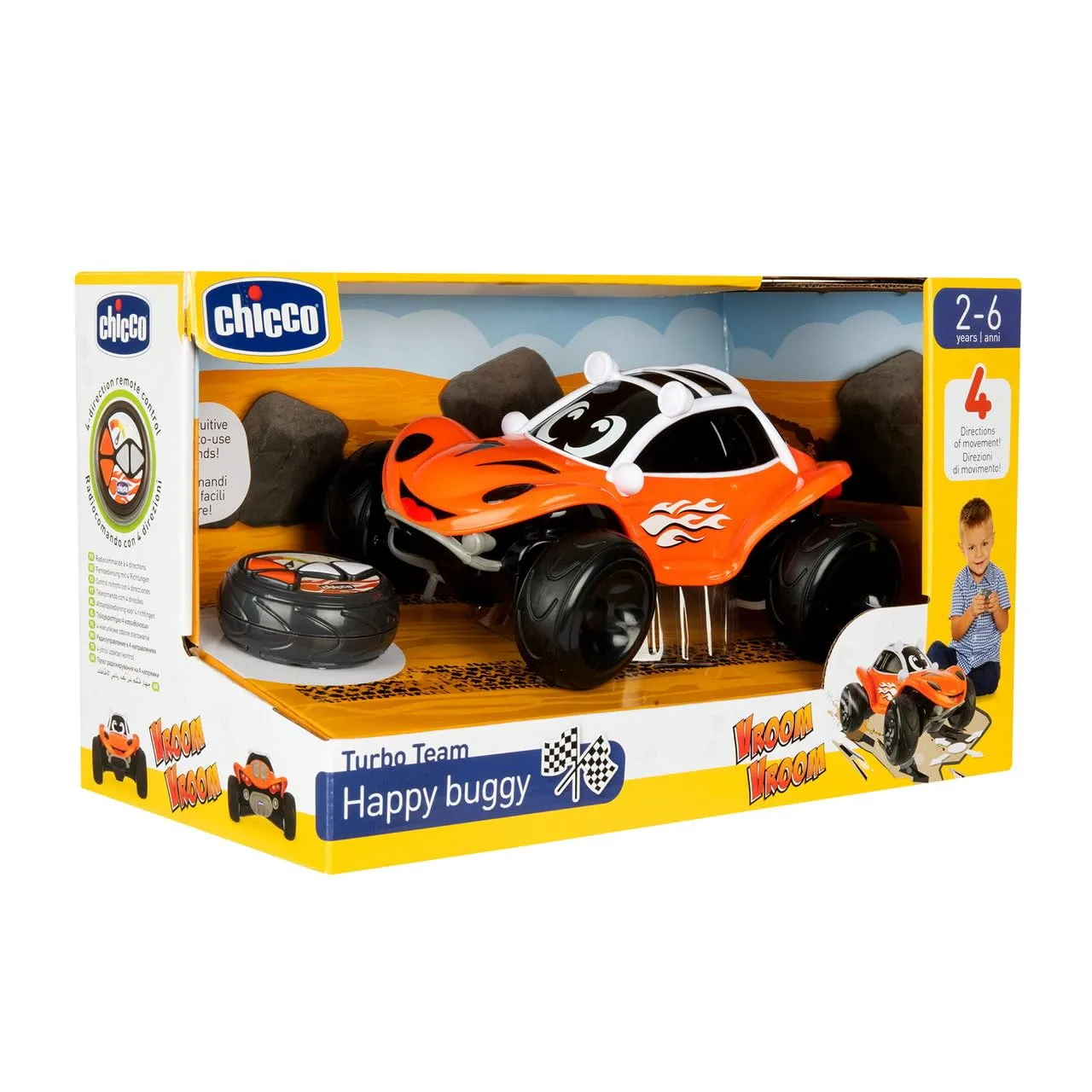 Chicco Happy Buggy, Macchina Telecomandata per Bambini, Rosso - immagine 9