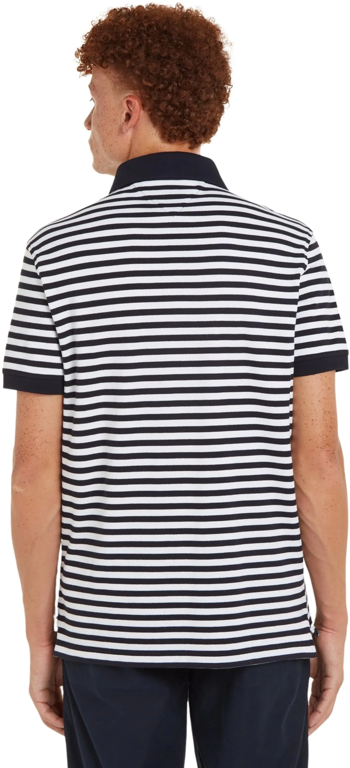 Tommy Hilfiger 1985 Regular Fit Polo Shirt, Blu (Desert Sky/White), XXL - immagine 2