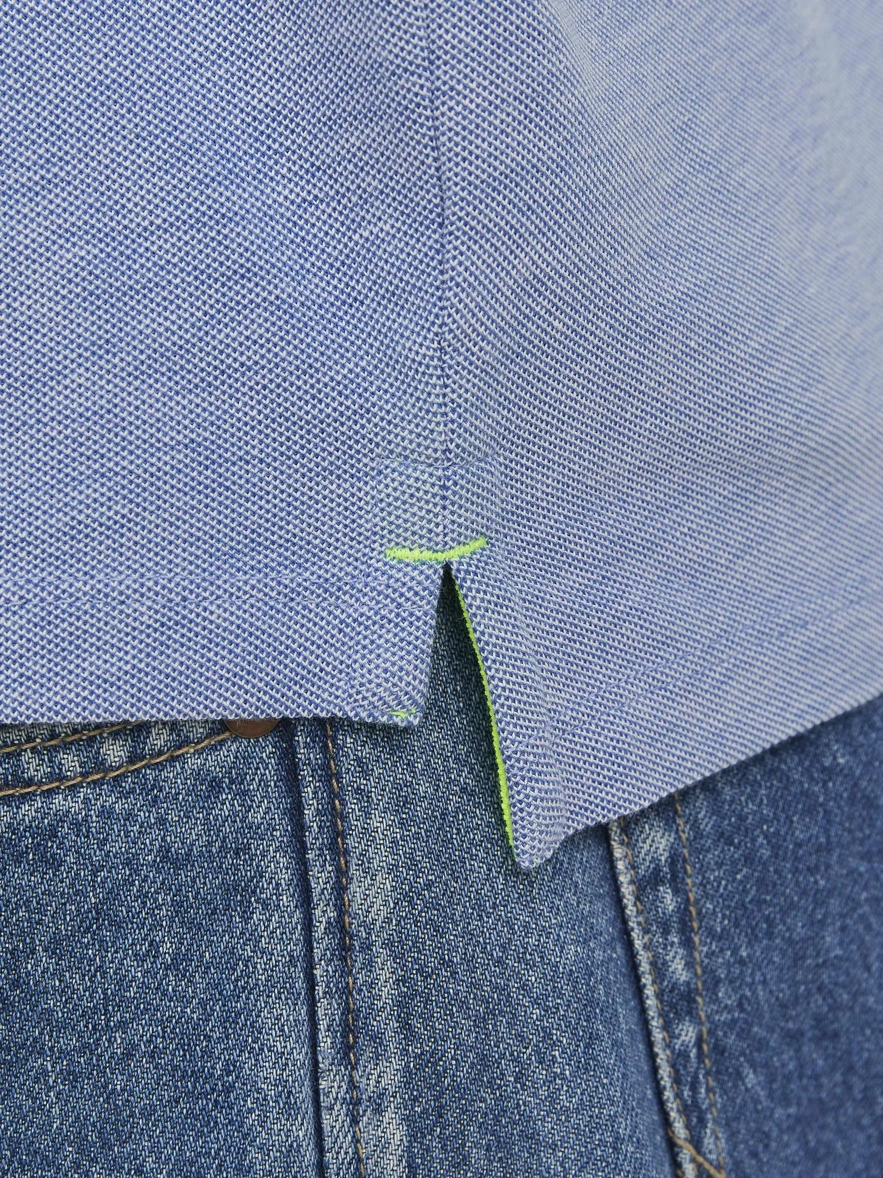 Jack & Jones Jjepaulos Polo SS Noos - Bright Cobalt Detail:neon, XS - immagine 6