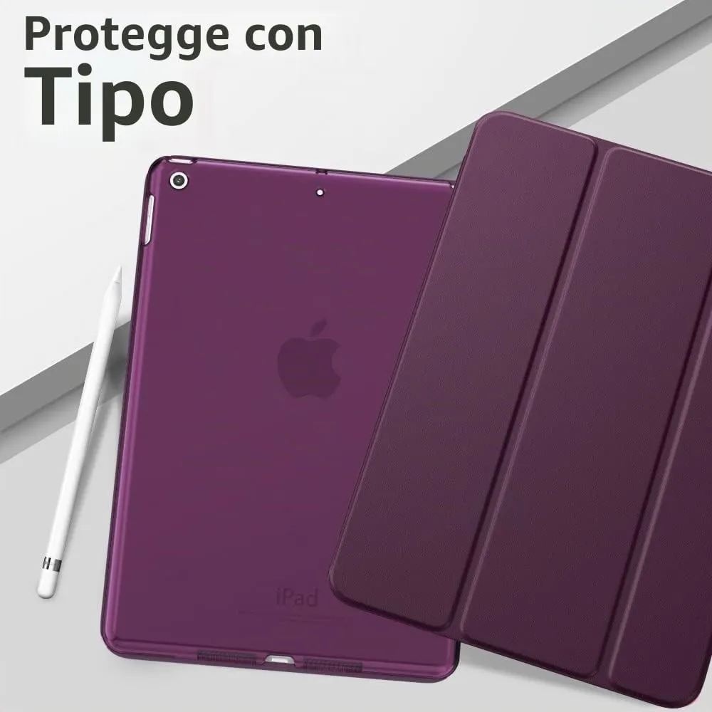 MoKo Cover for iPad 9th/8th/7th Gen 10.2" (2021/2020/2019), Dark Purple - immagine 9