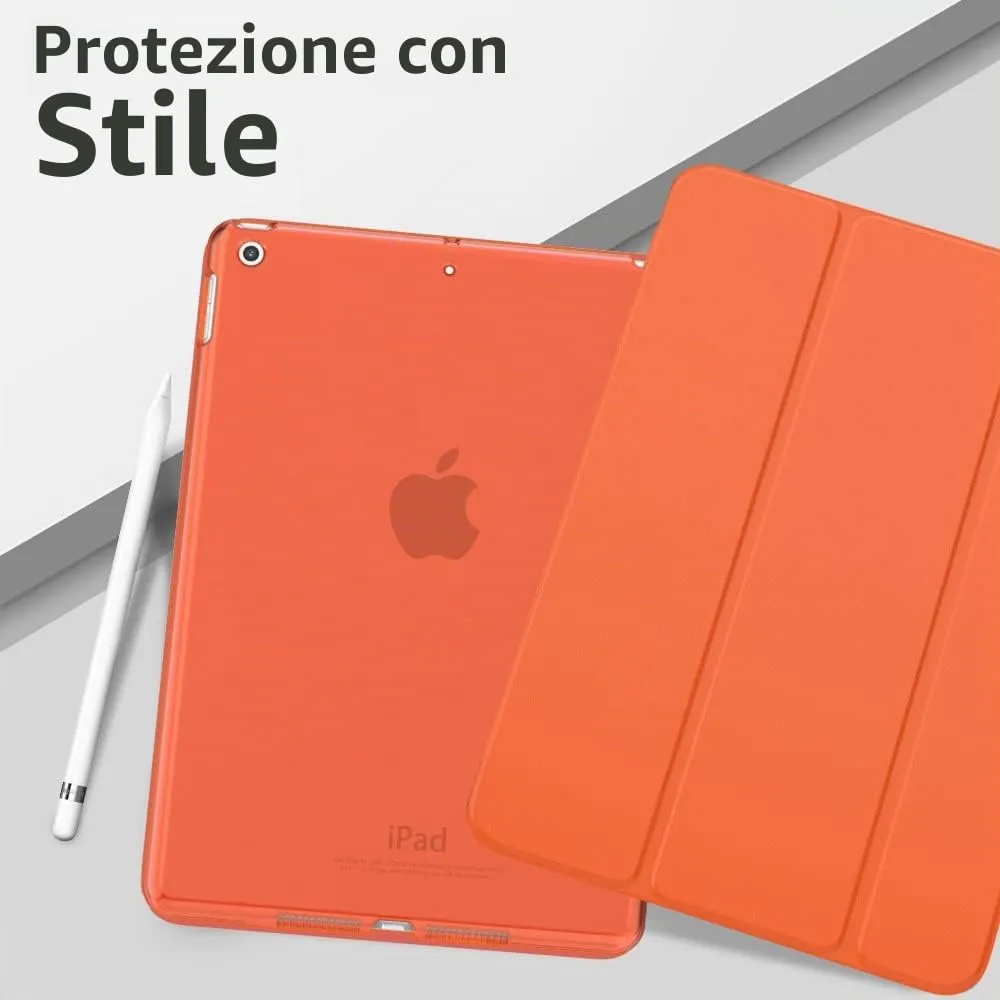 MoKo Cover per iPad 9a/8a/7a Gen 10.2" (2019-2021), Arancione - immagine 9