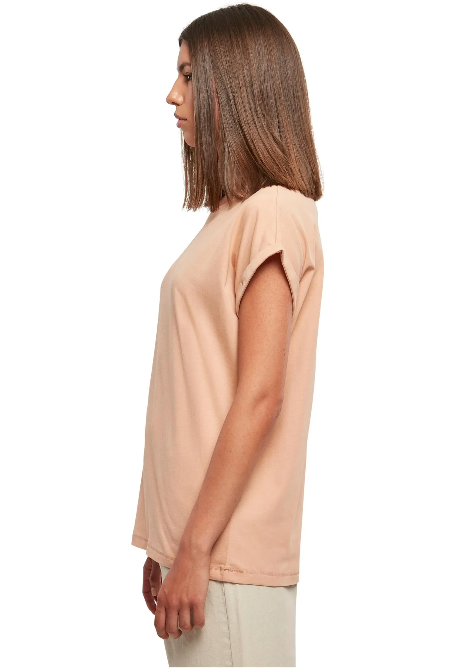 Urban Classics Ladies Extended Shoulder Tee, Amber, 3XL - immagine 2